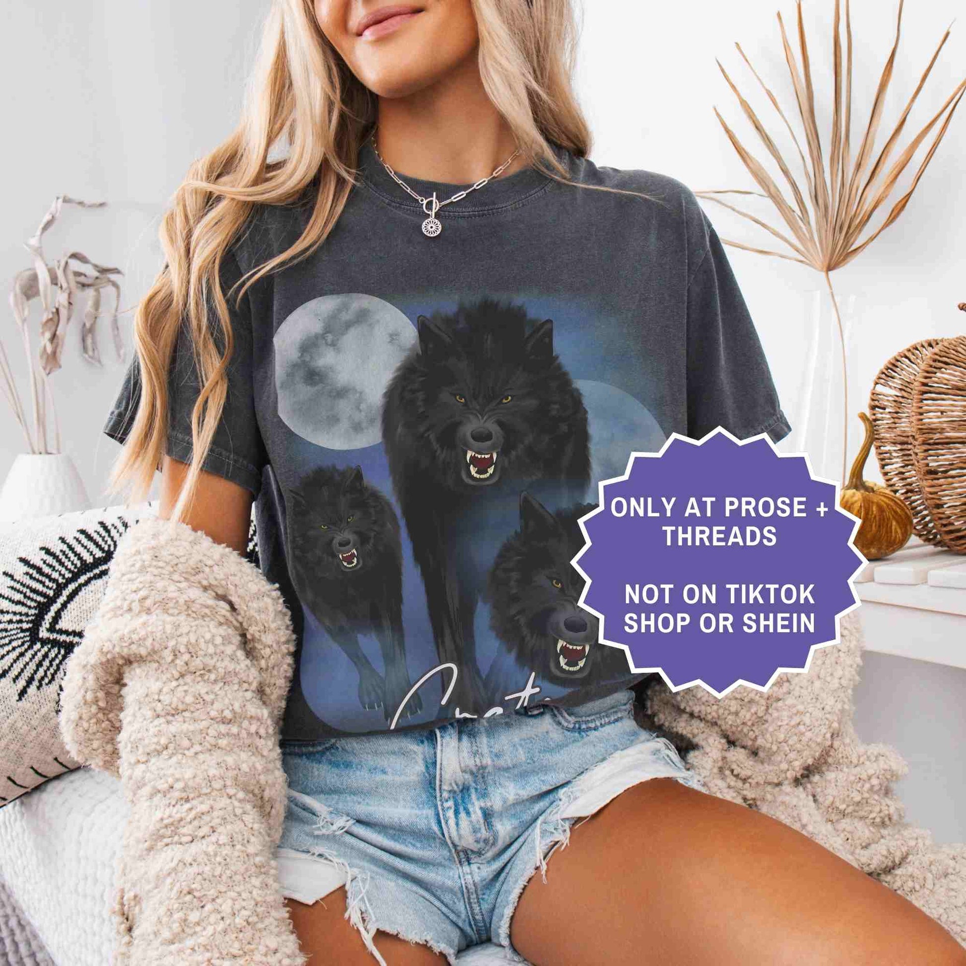 Shop Dire Bound inspired merch with romantasy designs, dire wolves, and quote tees. Aesthetic clothing for book lovers and fantasy readers.
