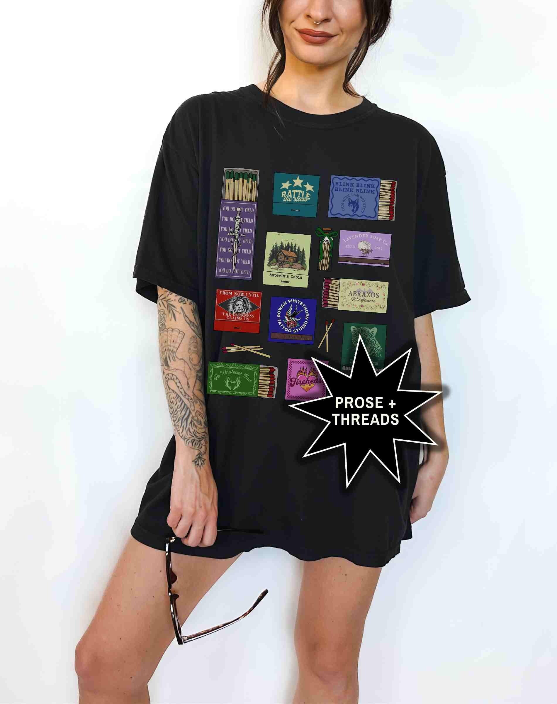 Throne of Glass Matchbox Collage Shirt