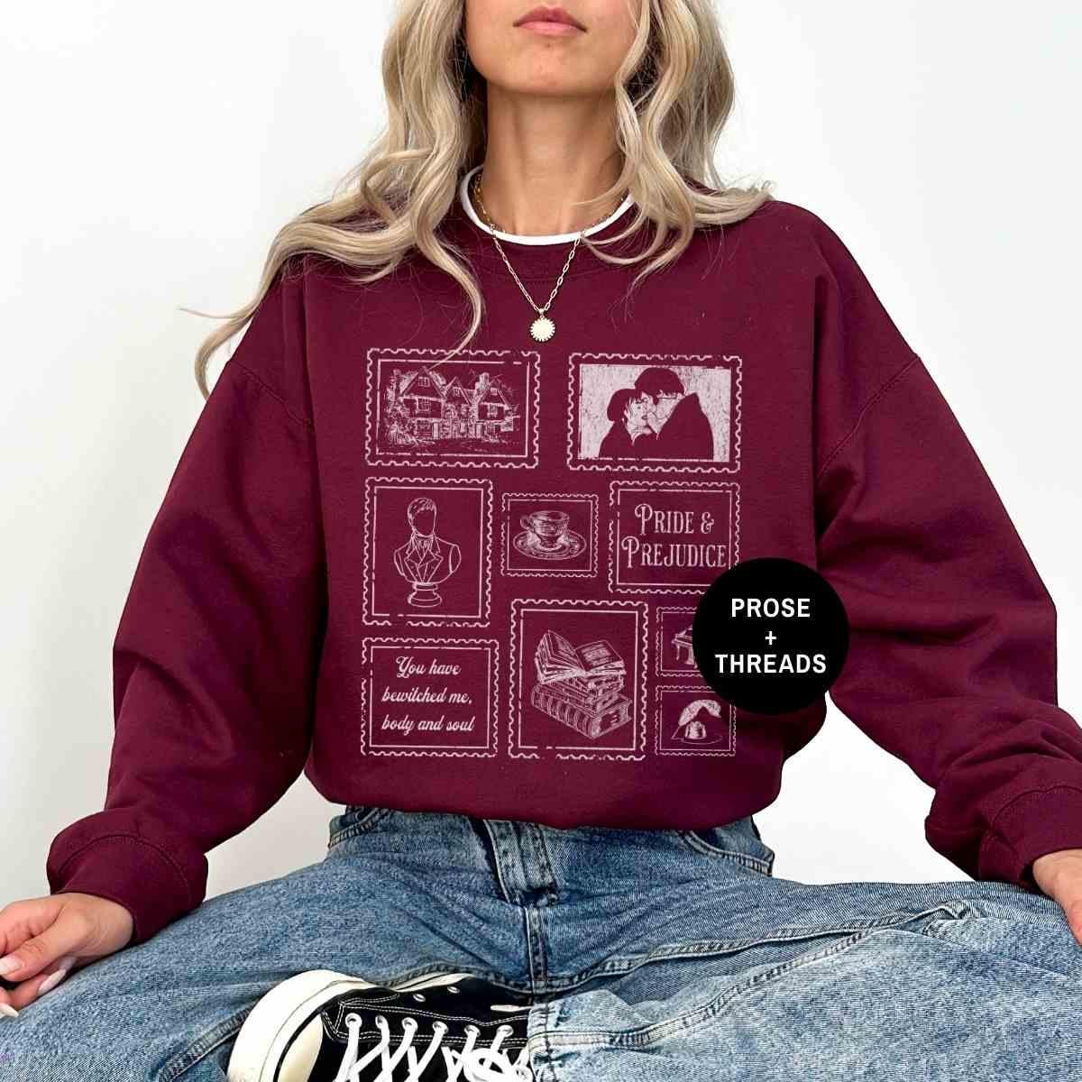 Pride And Prejudice Stamp Sweatshirt