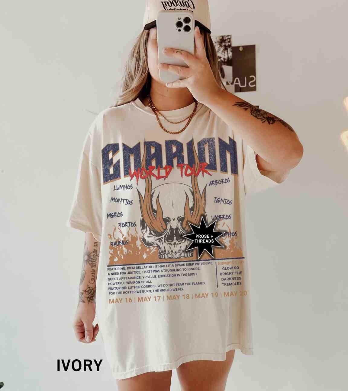 Emarion World Tour shirt inspired by Spark of the Everflame