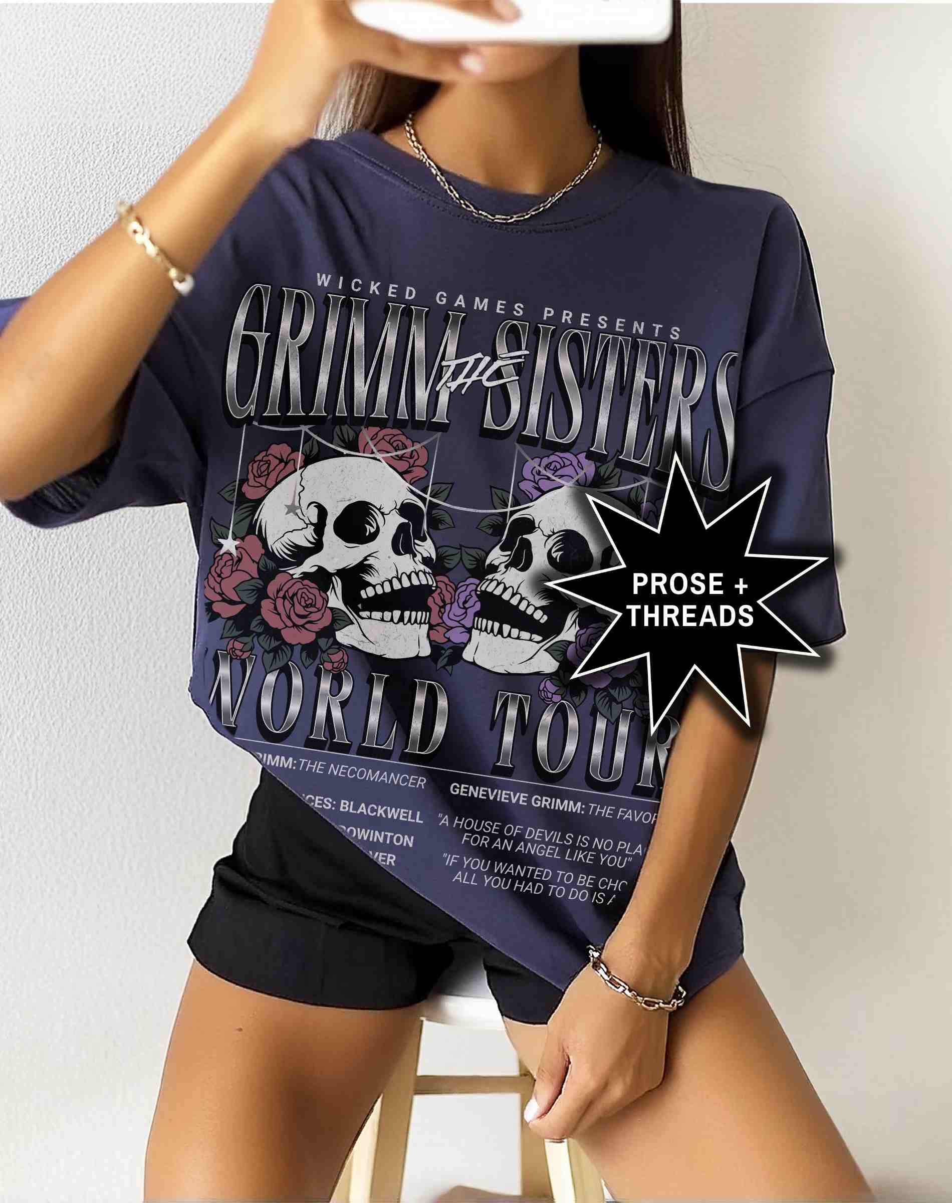 Vintage fantasy romance shirt inspired by gothic magical worlds