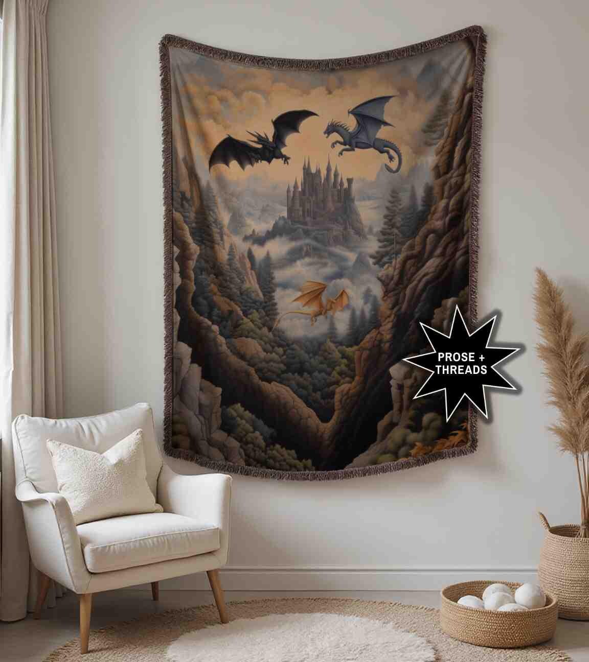 Tairn Andarna Sgael Tapestry Blanket
