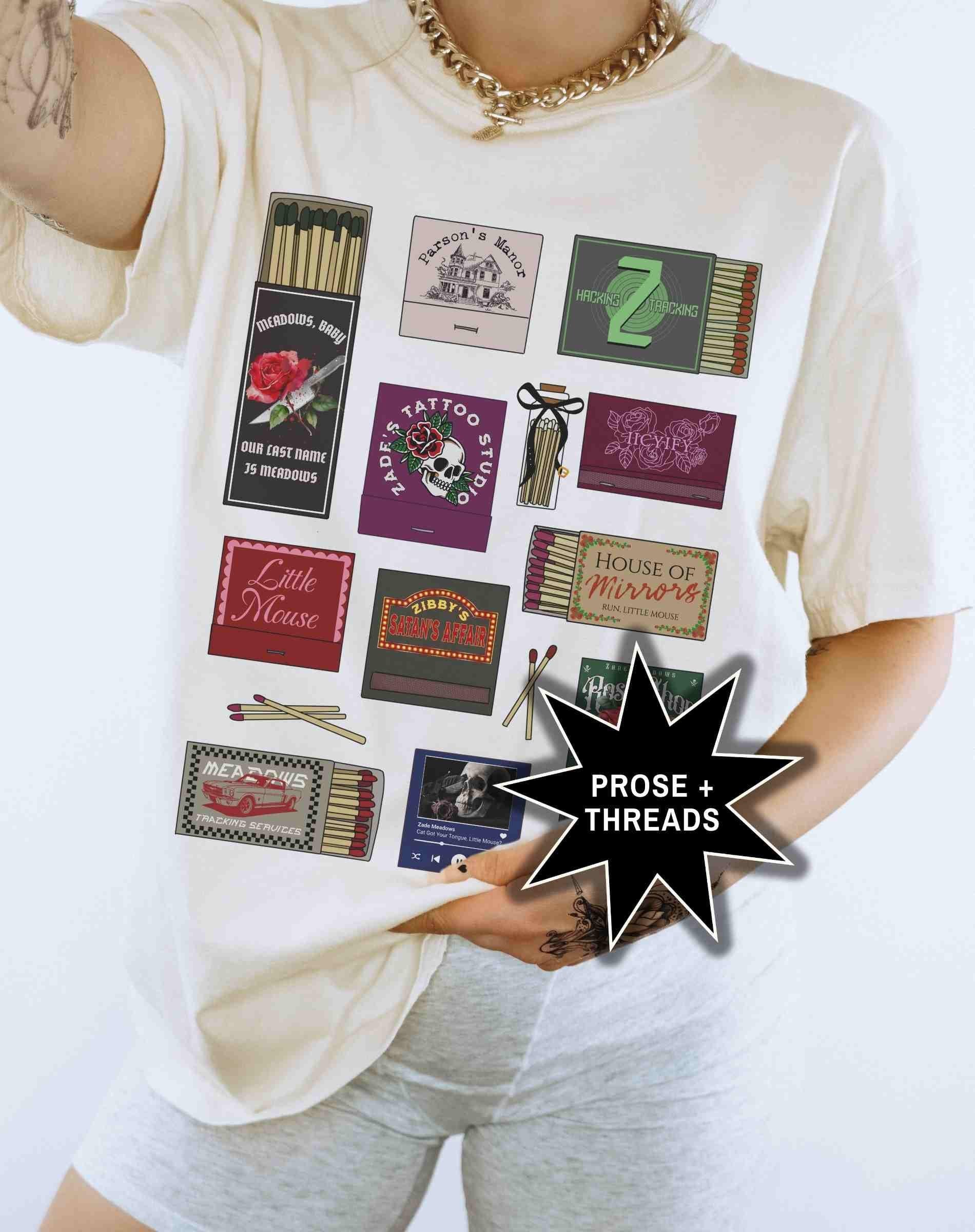 Haunting Adeline Matchbox Collage Shirt