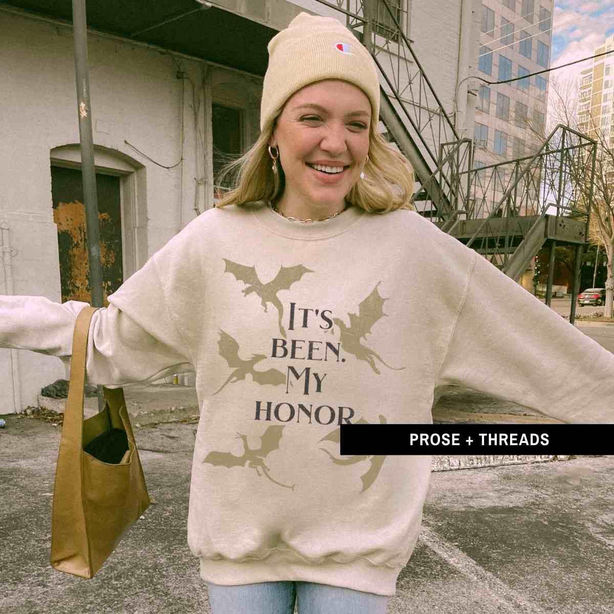Liam Mairi Distressed Sweatshirt