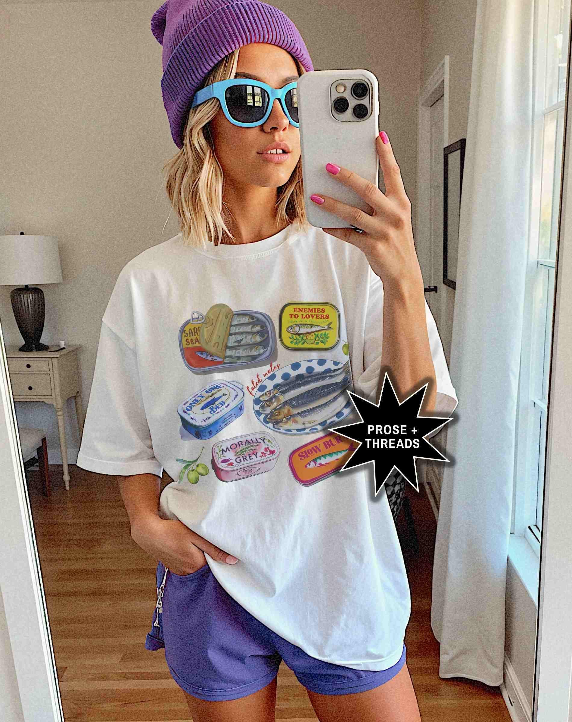 Sardine Book Trope Shirt