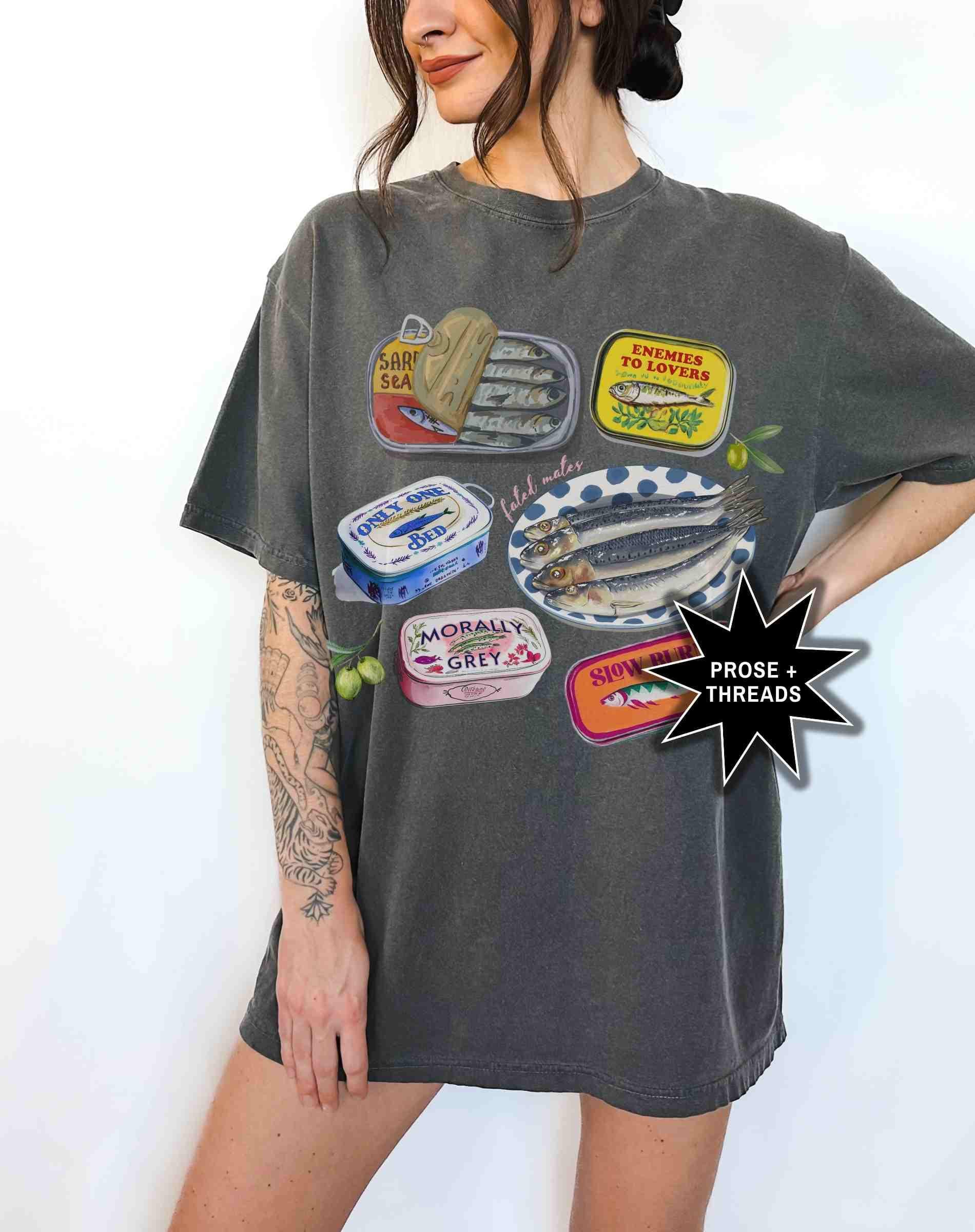 Sardine Book Trope Shirt