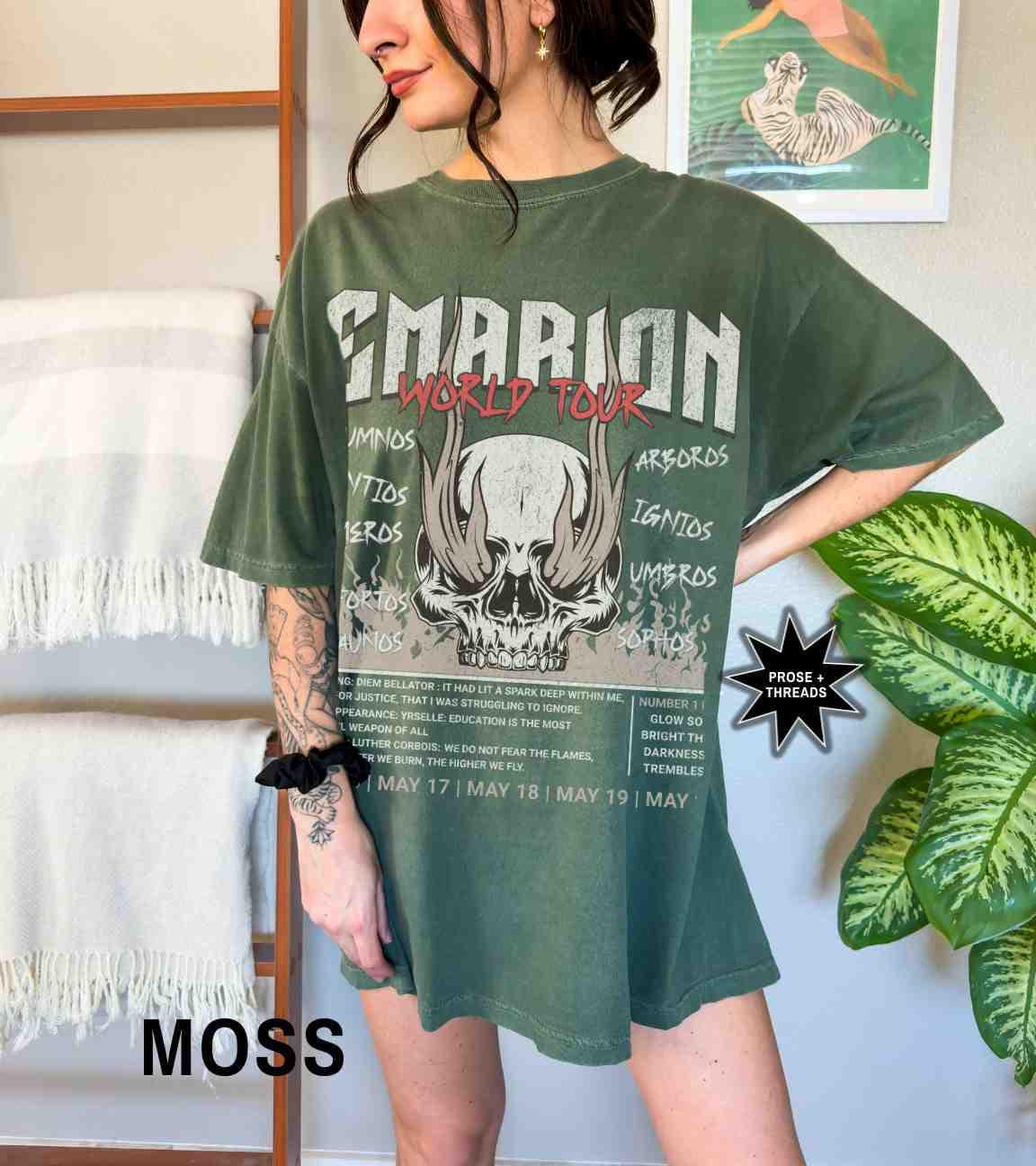 Emarion World Tour shirt inspired by Spark of the Everflame