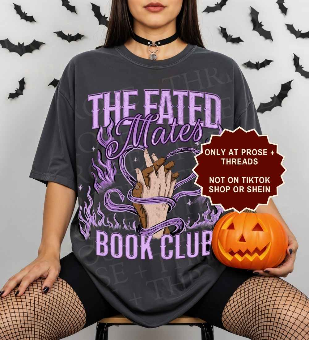 Fated Mates Shirt with Book Club romantasy graphic design