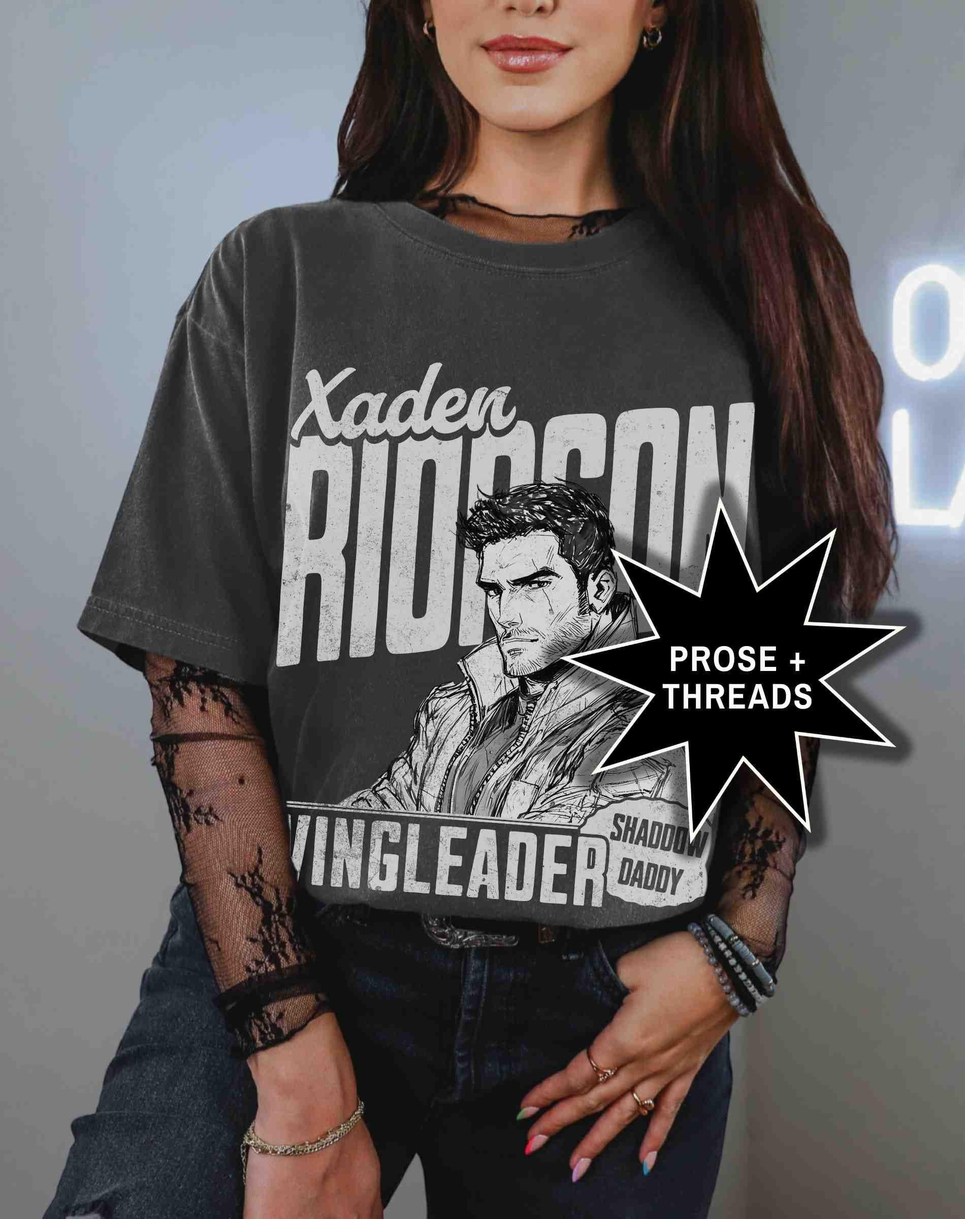 Xaden Riorson Wingleader Distressed Shirt