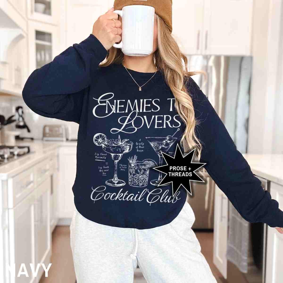 Enemies To Lovers Cocktail Sweatshirt