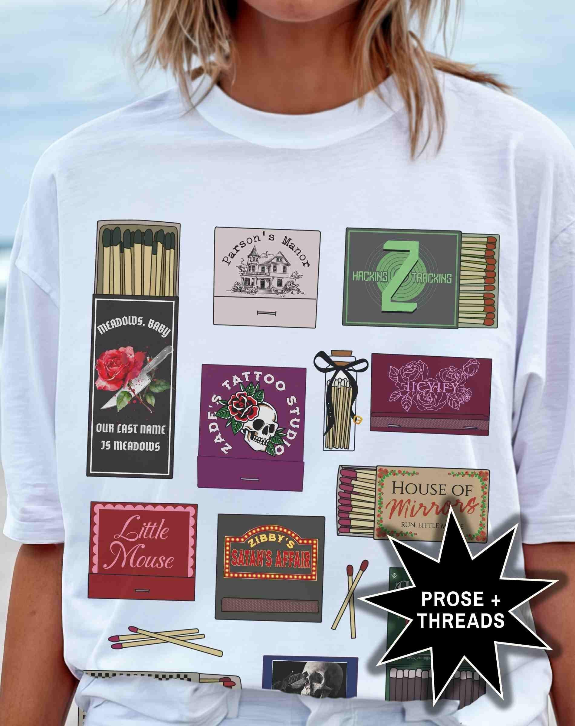 Haunting Adeline Matchbox Collage Shirt