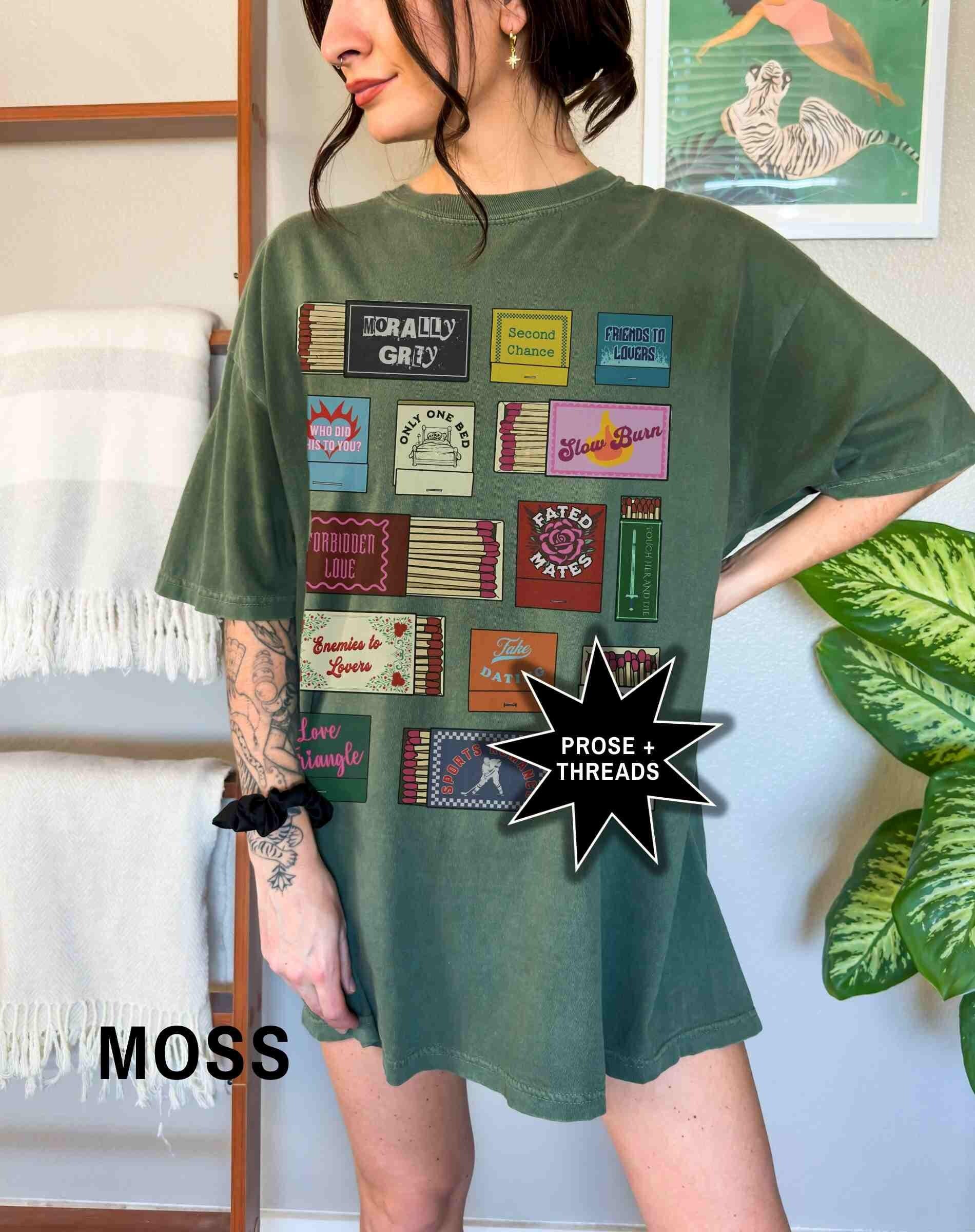 Book Trope Matchbox Shirt