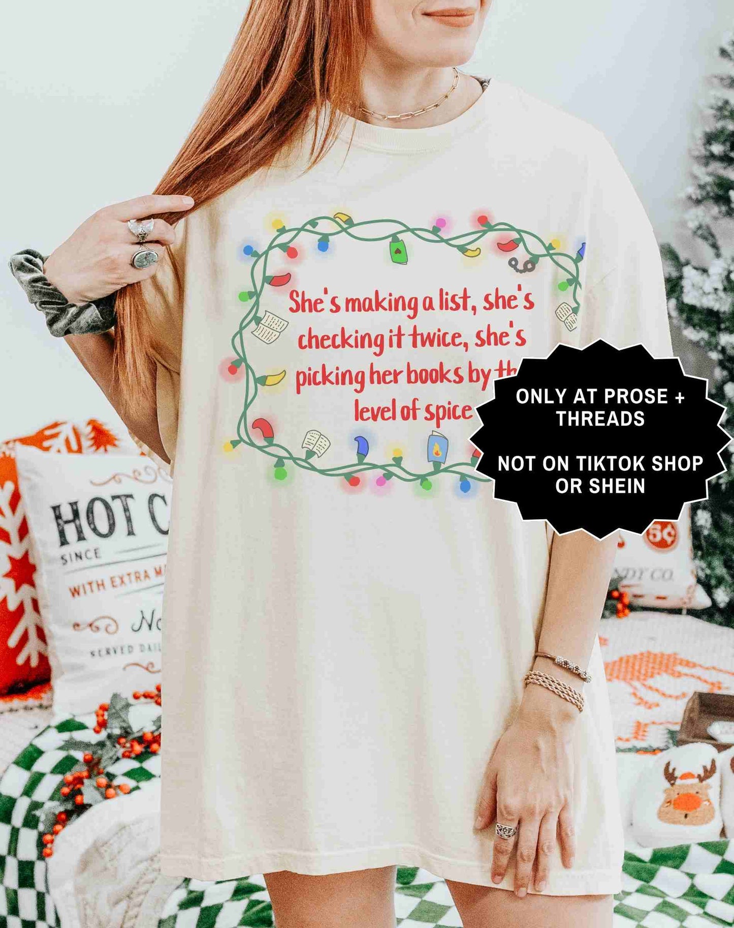 Christmas Smut Shirt for Romance Readers and Holiday Book Lovers