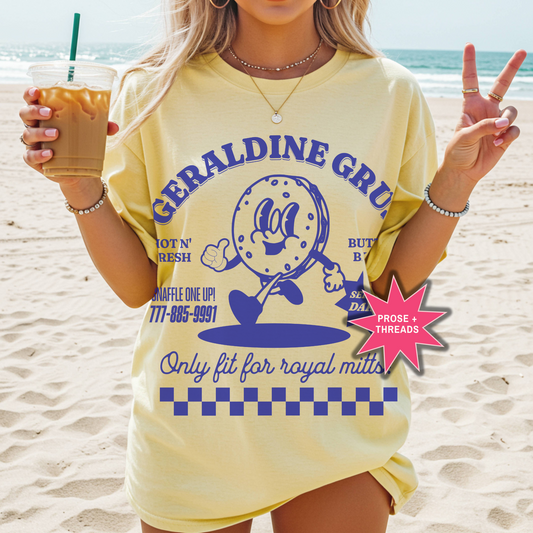 Geraldine Grus Bagel shirt inspired by Zodiac Academy fantasy romance
