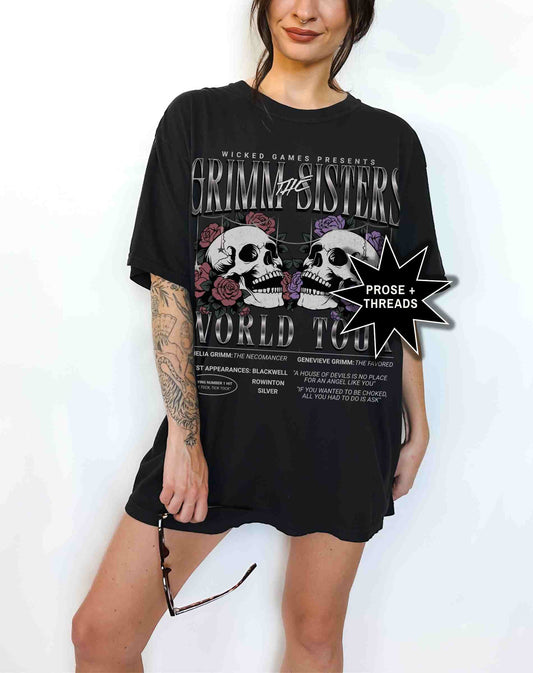 Grimm Sisters Tour shirt inspired by Phantasma and Enchantra
