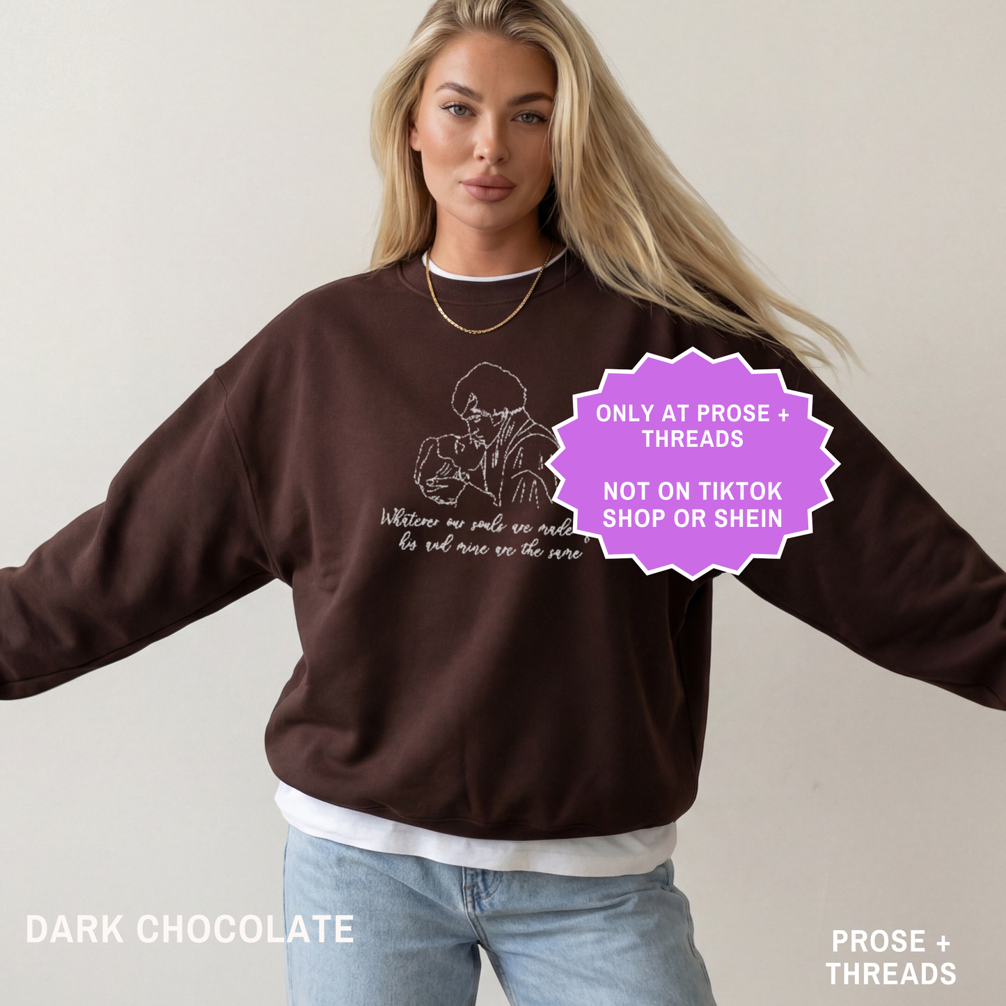 Embriodered Wuthering Heights Sweater