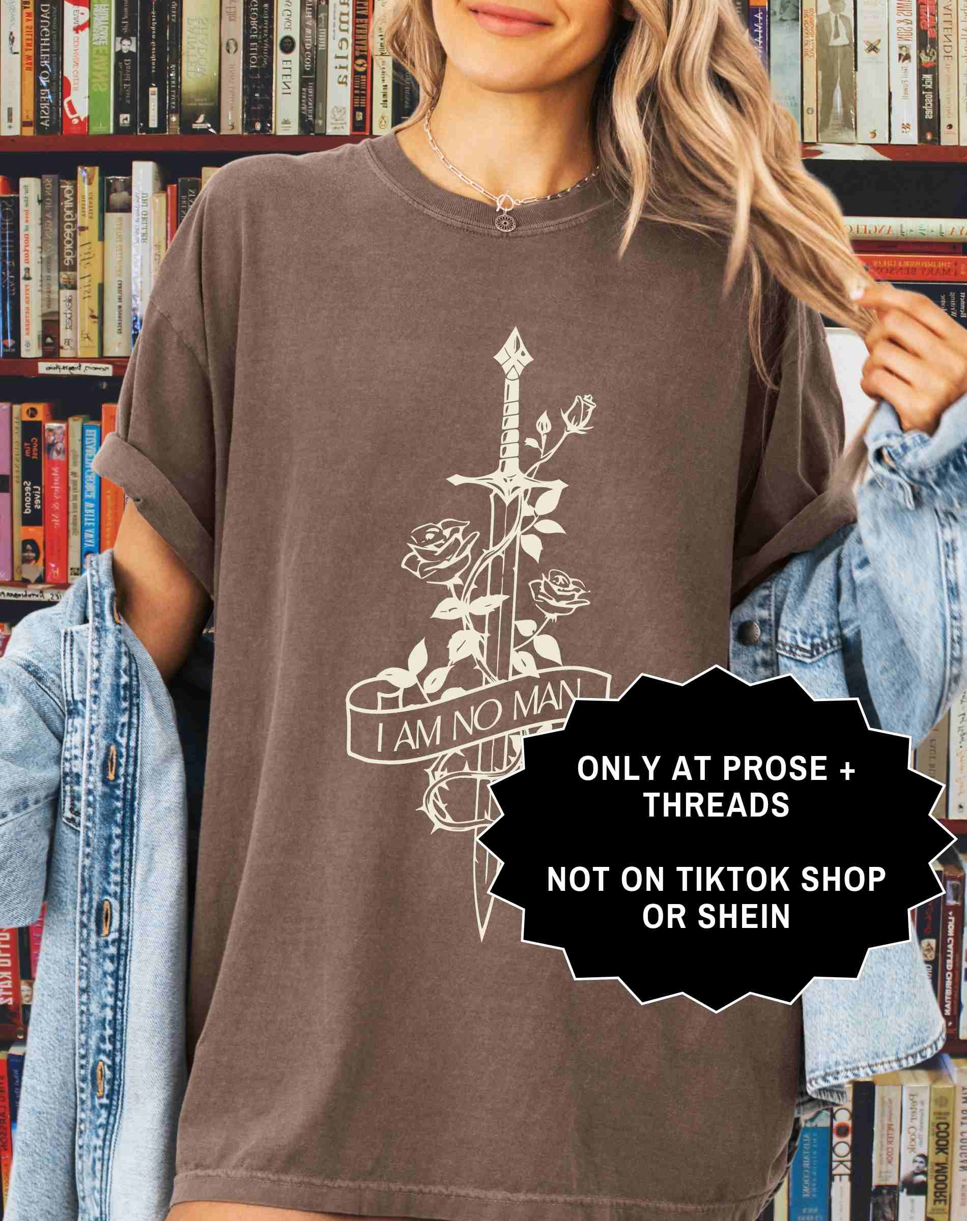 I Am No Man Shirt Fantasy Reader Graphic Tee
