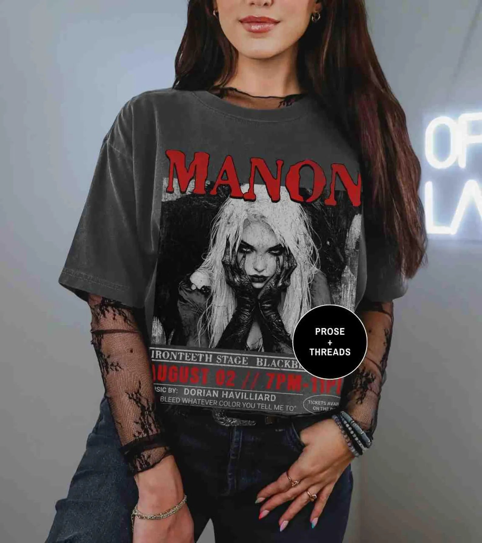 Manon Blackbeak Rock Shirt