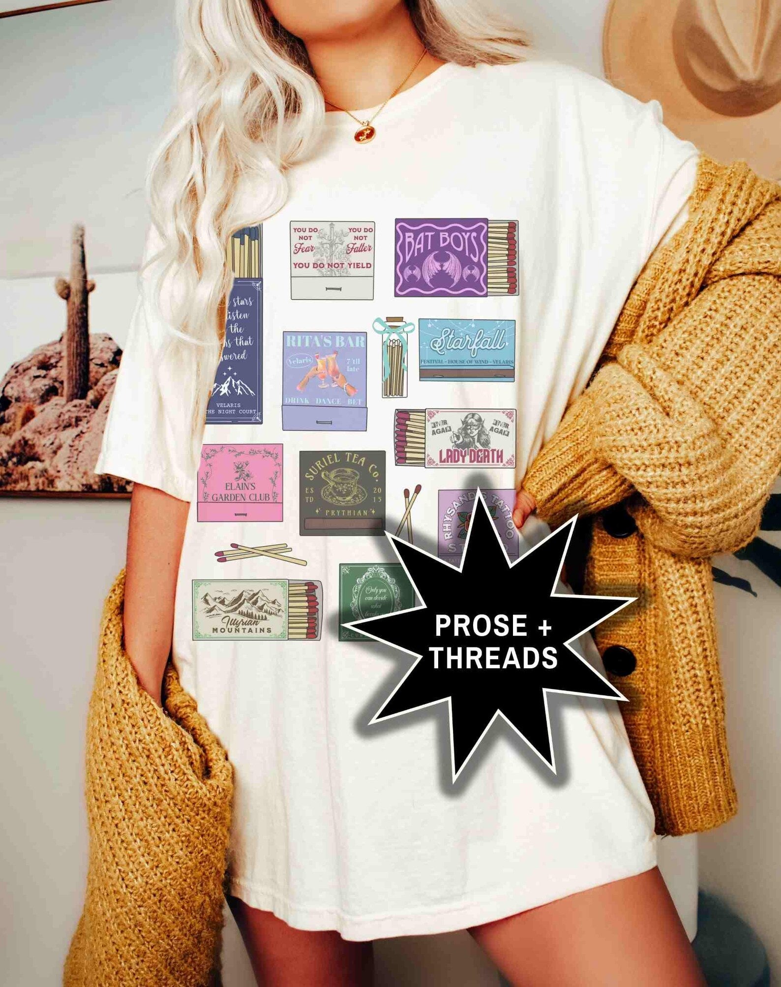 ACOTAR Matchbox Collage Shirt