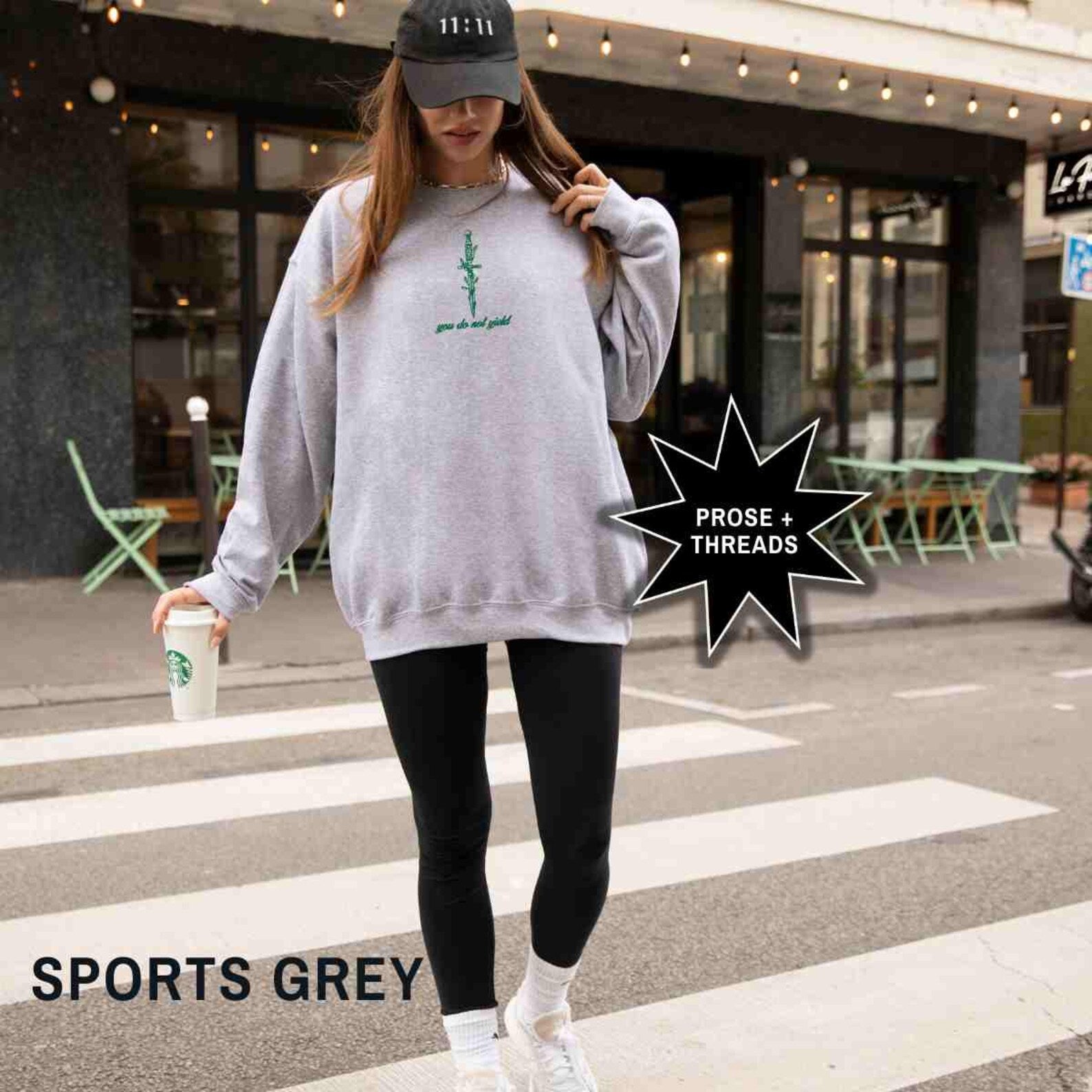 You Do Not Yield Embroidered Sweatshirt