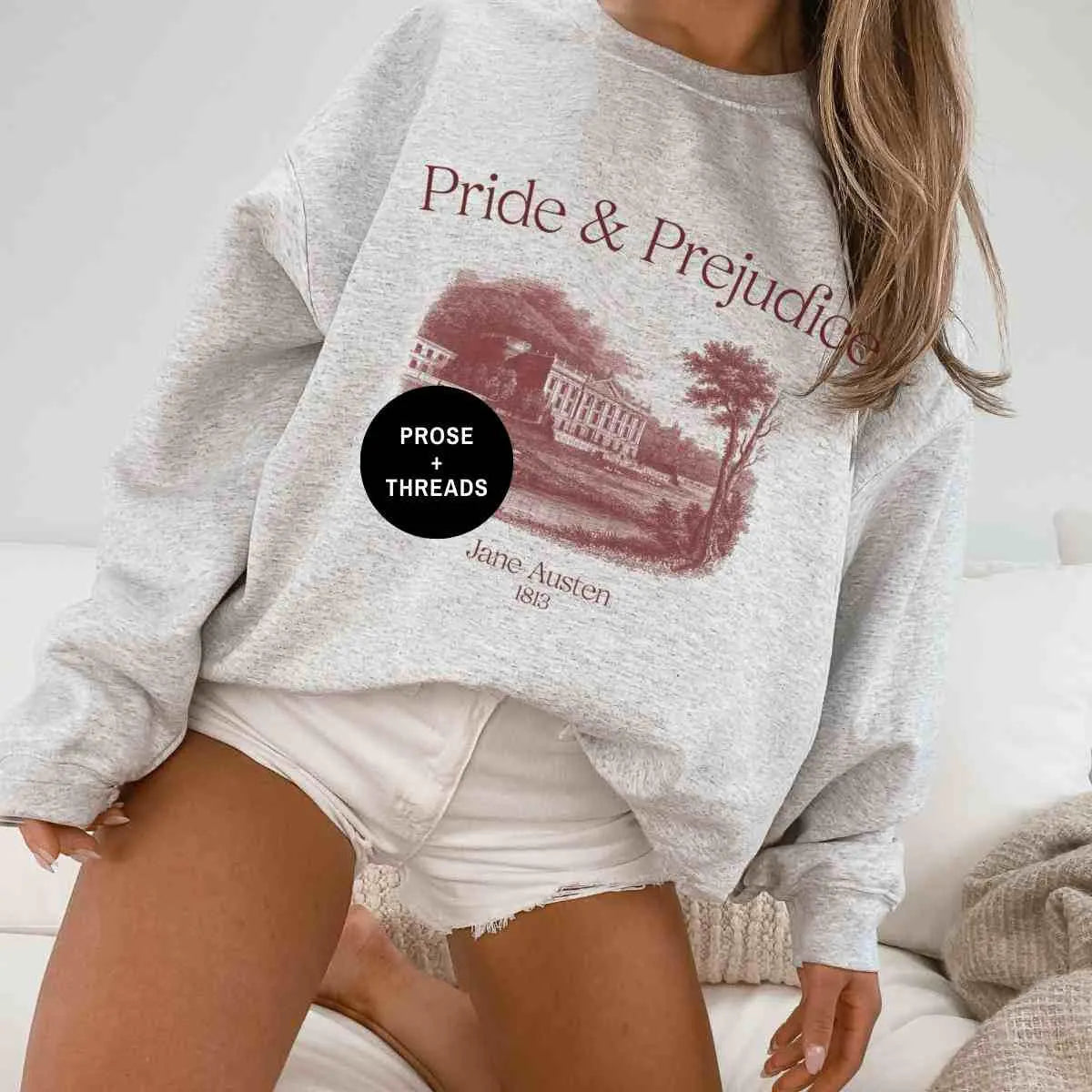 Pride And Prejudice Vintage Sweatshirt