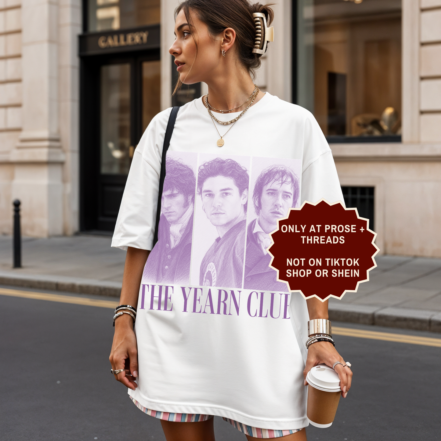 The Yearn Club book club shirt for readers and BookTok fans