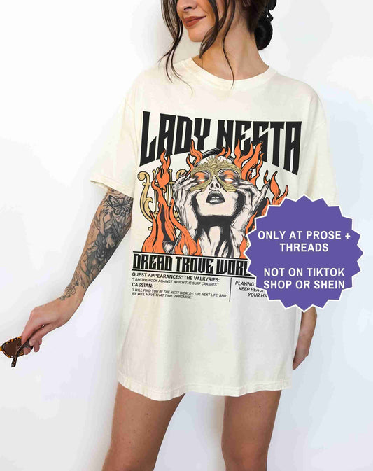 Lady Nesta Dread Trove Shirt Fantasy Romance Reader Tee