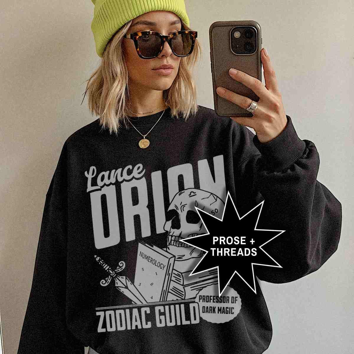 Dark academia romantasy sweatshirt for fantasy romance fans
