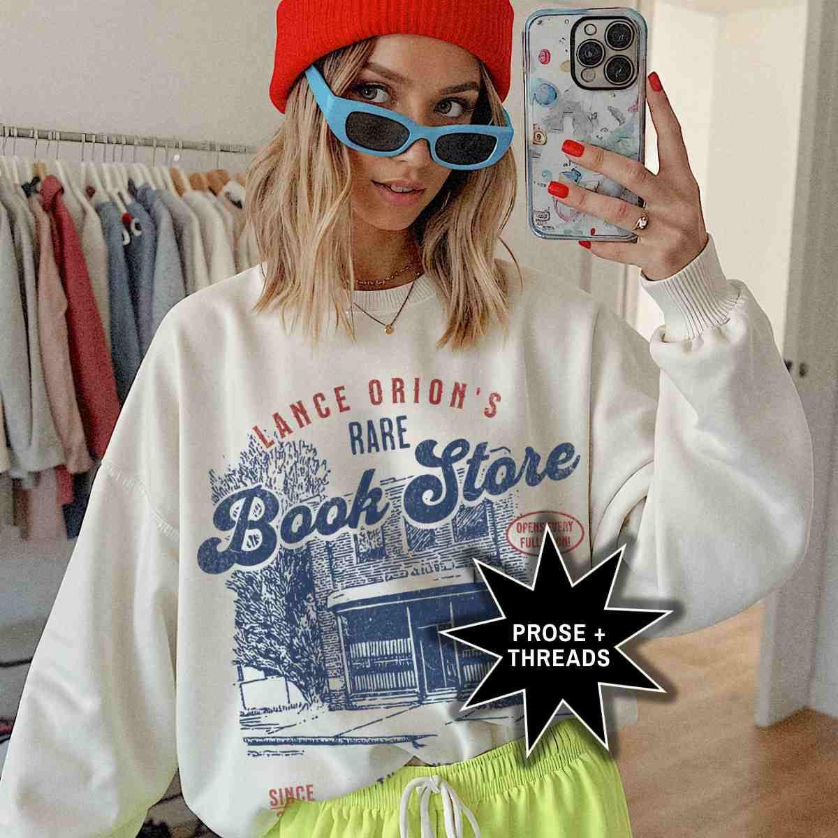 Lance Orion Rare Book Store sweatshirt inspired by Zodiac Academy