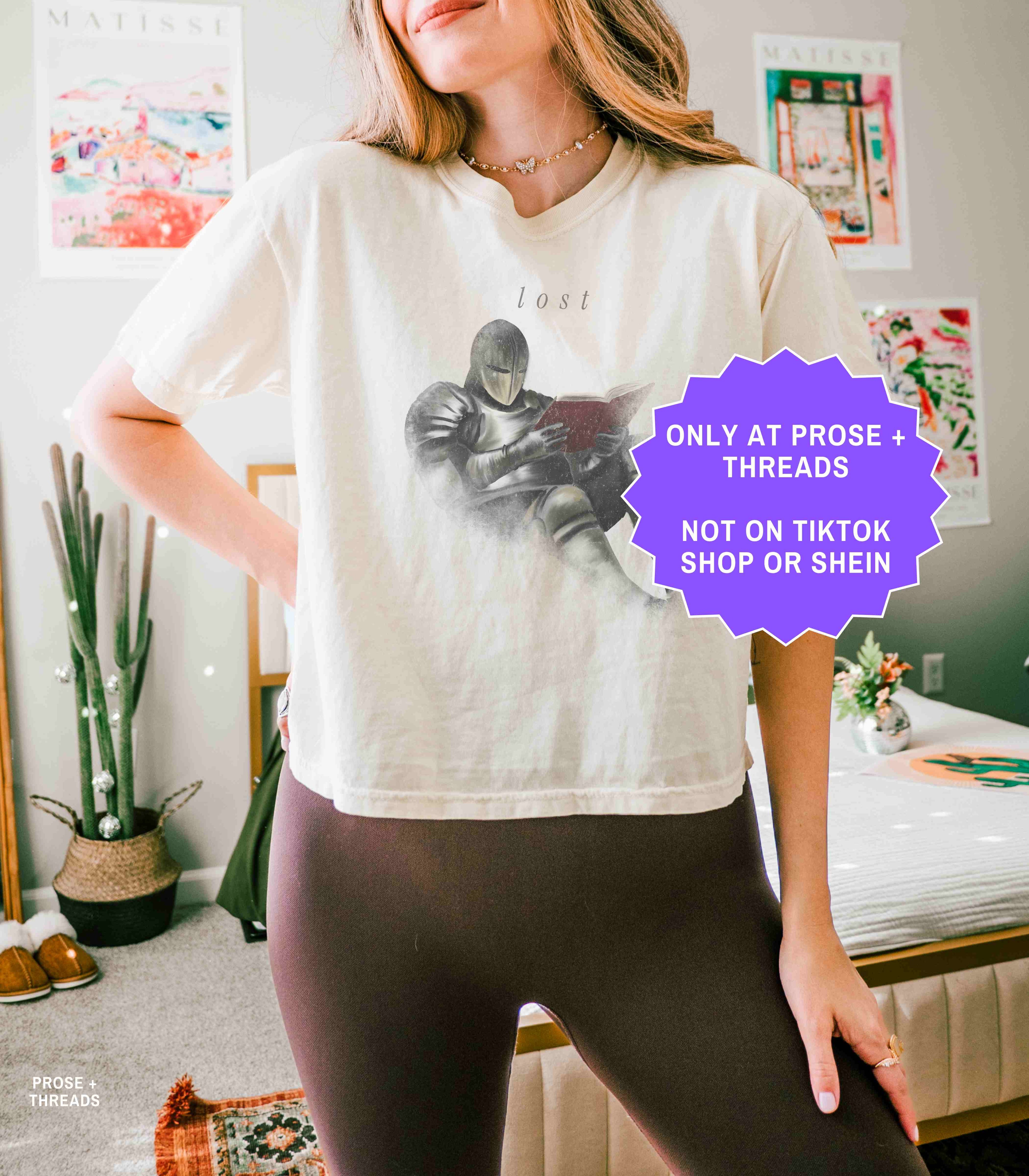 Lost in a book shirt fantasy book merch t-shirt for readers and book lovers