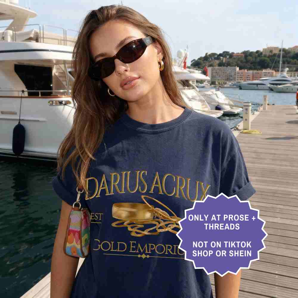 Luxury romantasy shirt for cozy fantasy readers