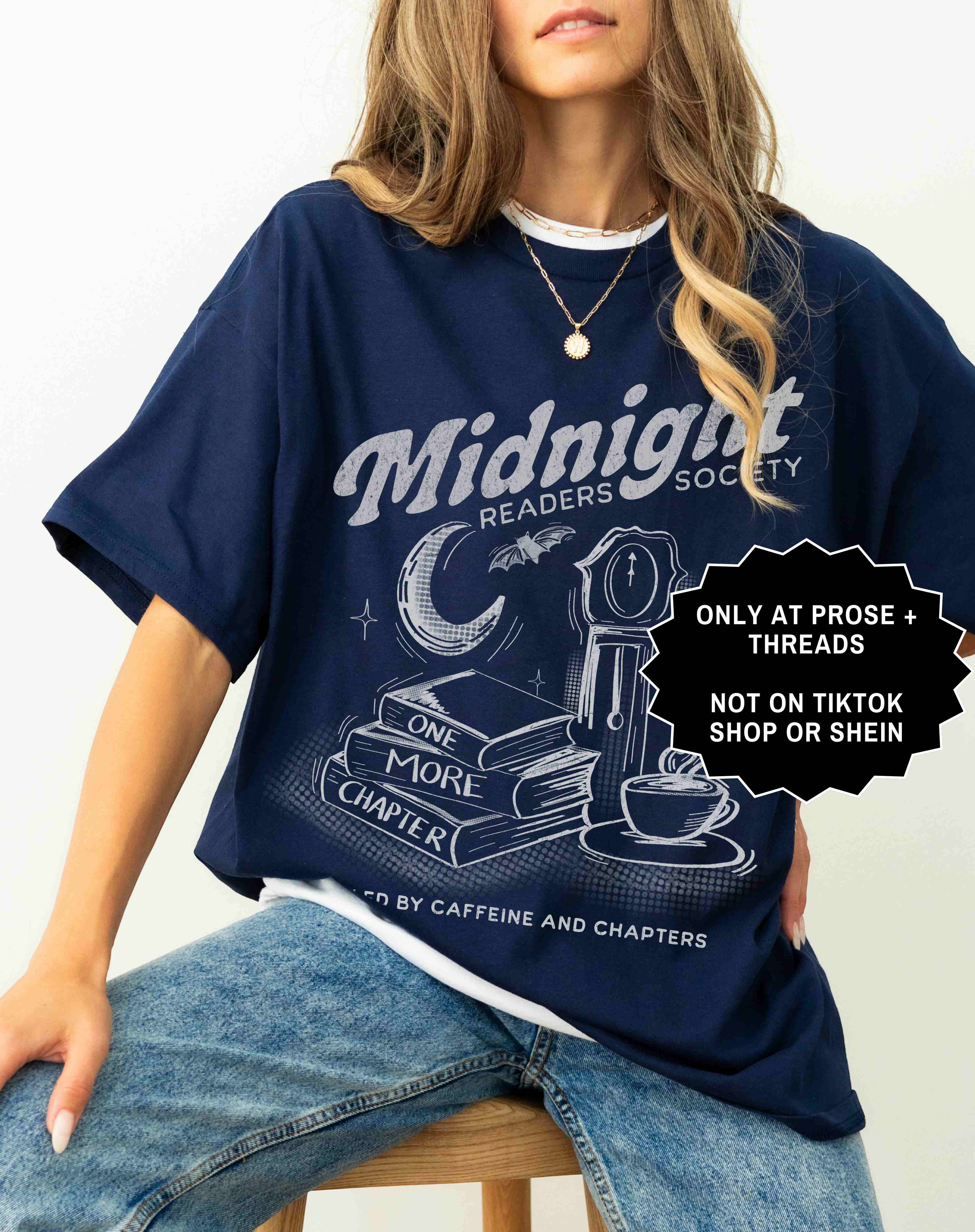 Midnight readers society shirt bookish t-shirt for readers and book lovers