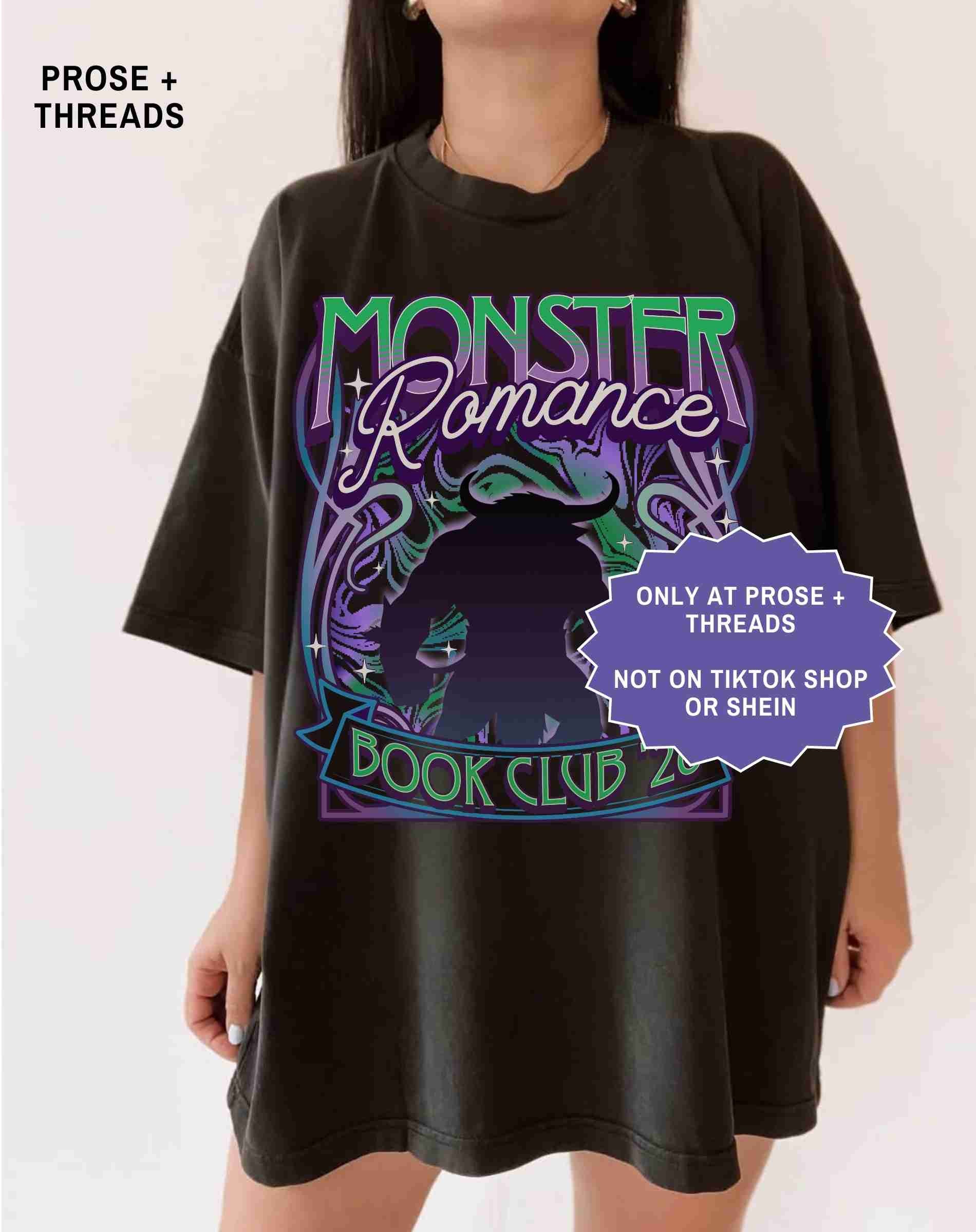 Monster Romance Shirt Spicy Fantasy Reader Graphic Tee