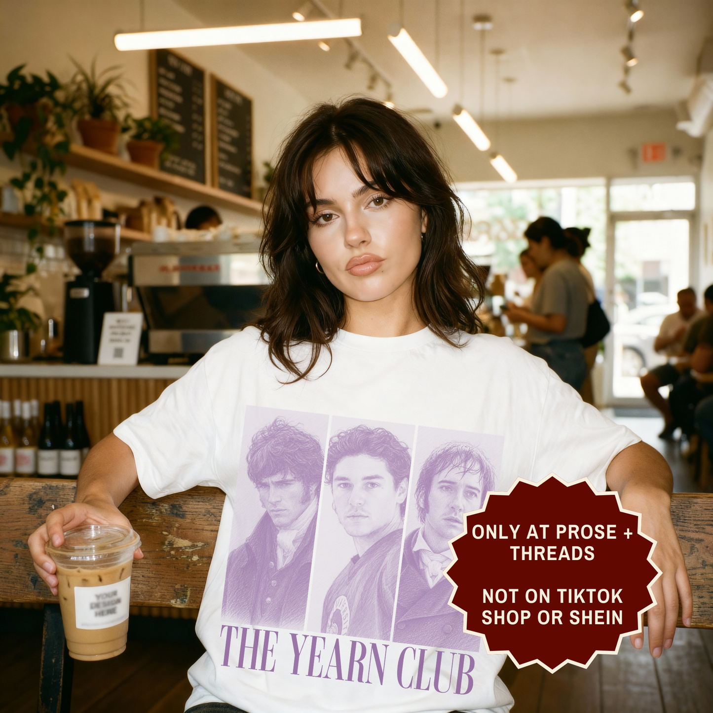 The Yearn Club book club shirt for readers and BookTok fans