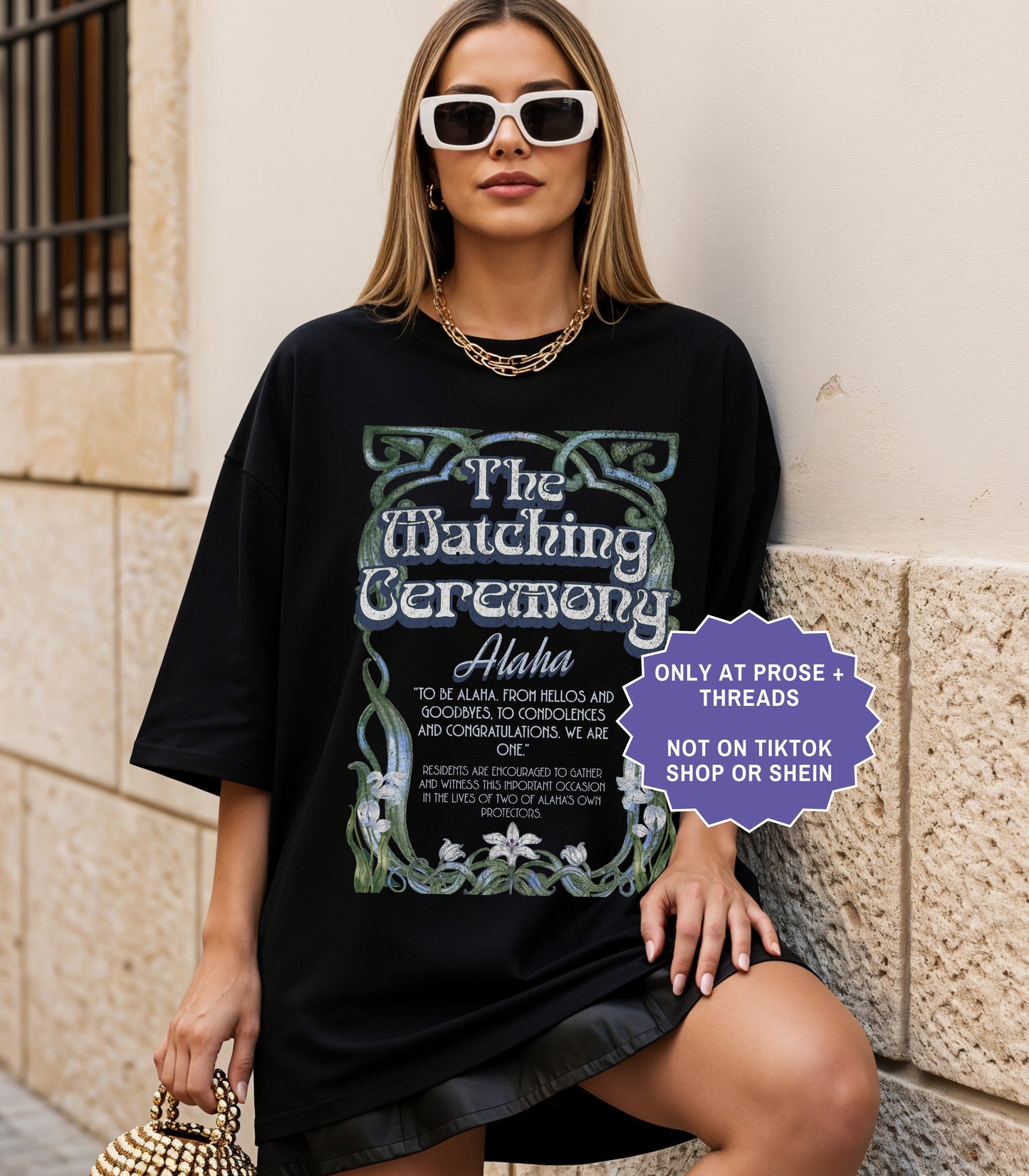 Fantasy romance shirt inspired by Metal Slinger featuring Acker and Brynn matching ceremony artwork in vintage fantasy style