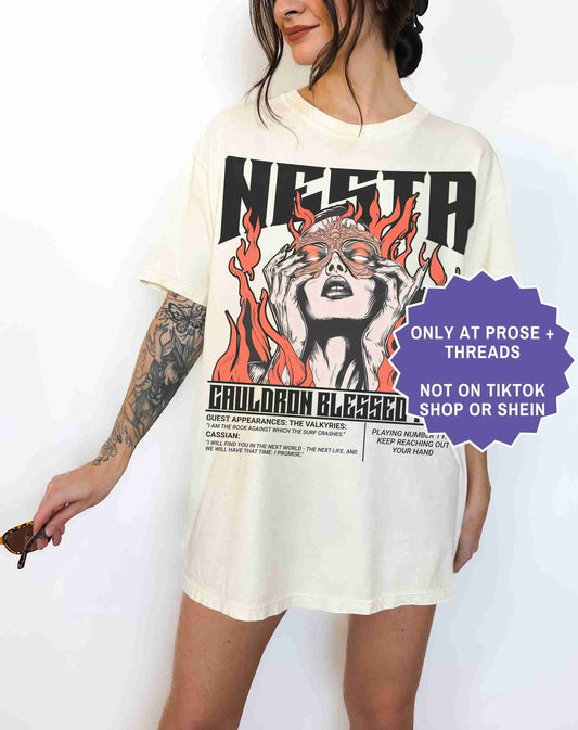 Nesta Archeron fantasy romance book lover shirt