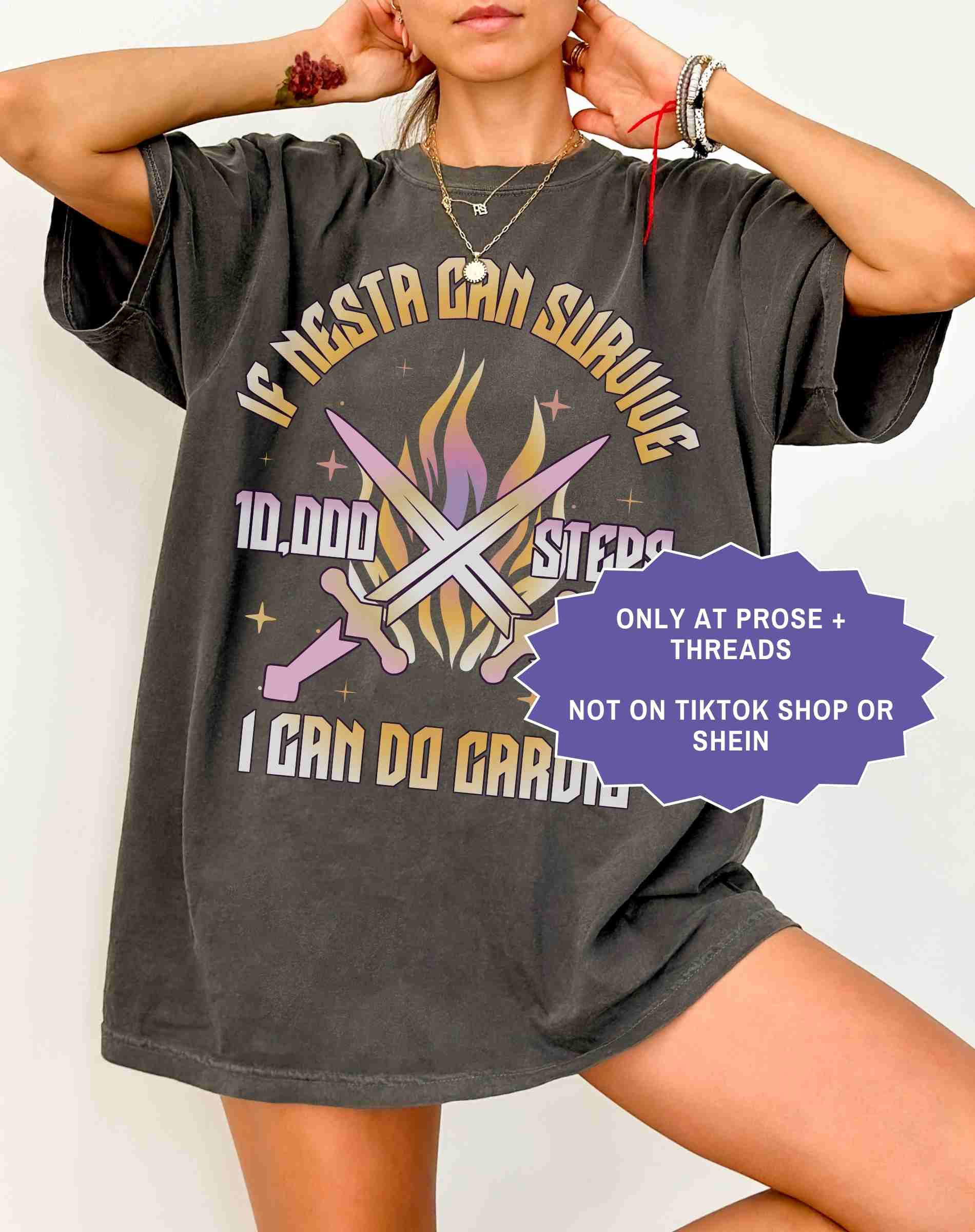 Nesta Archeron Gym Shirt Valkyrie Workout Reader Tee