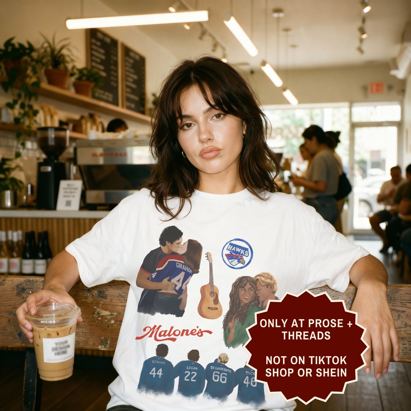 Bookish Hockey Romance Shirt