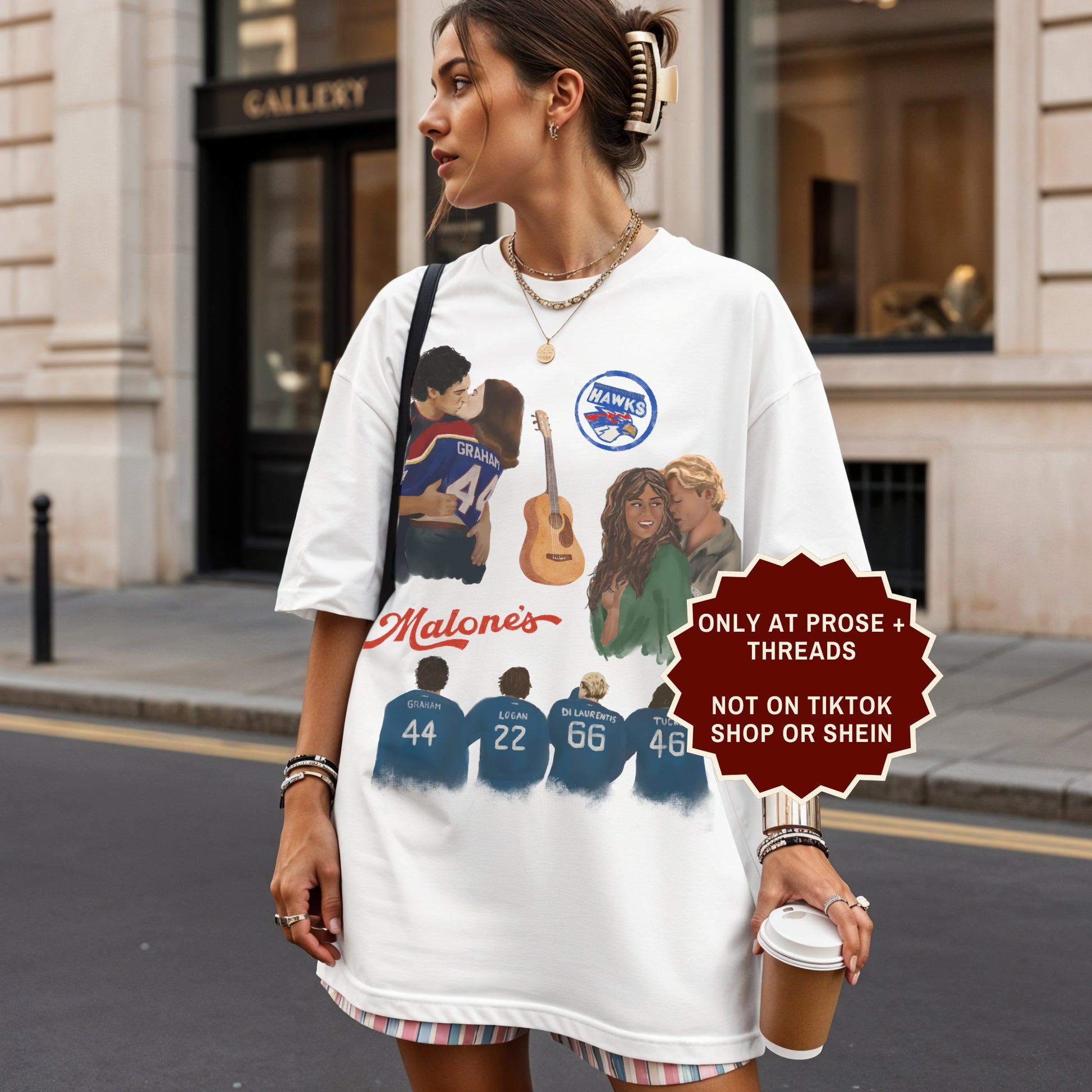 Hockey Romance Reader Graphic Tee