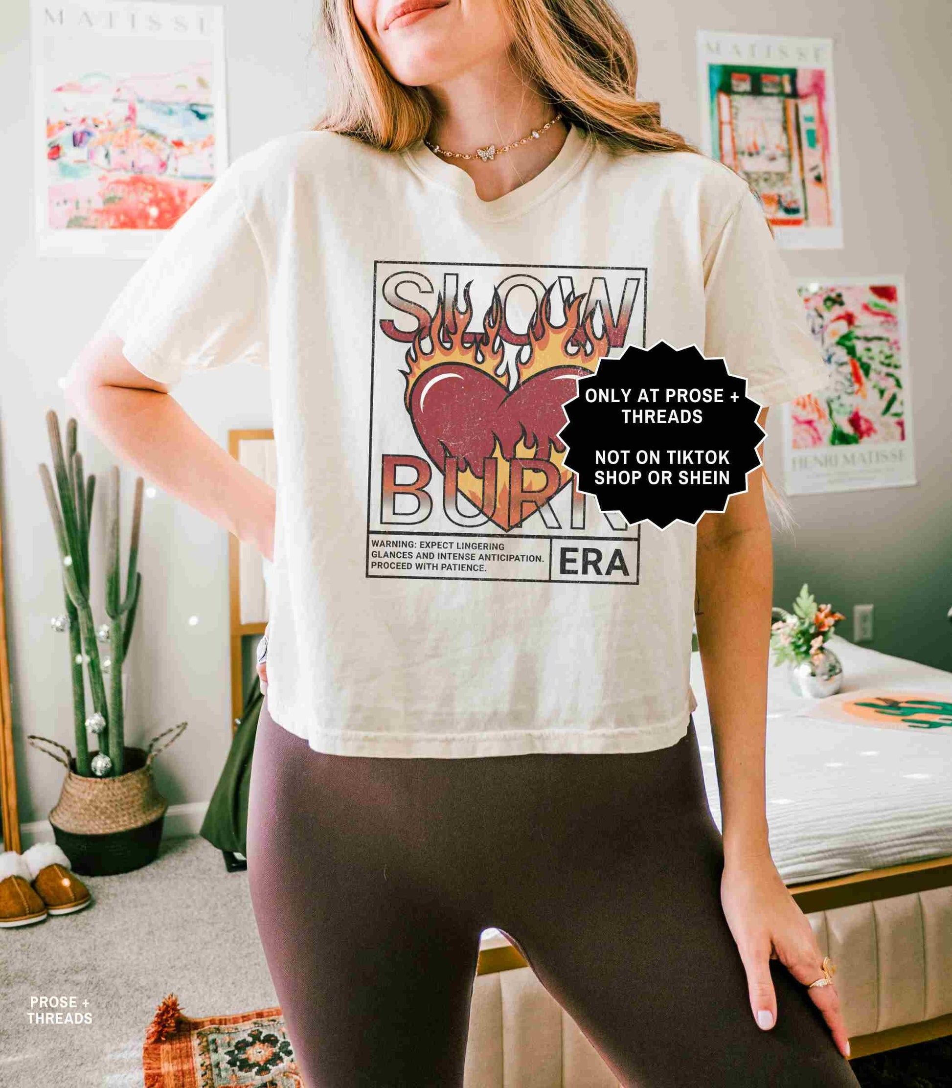 Bookish romance reader shirt inspired by slow burn love stories