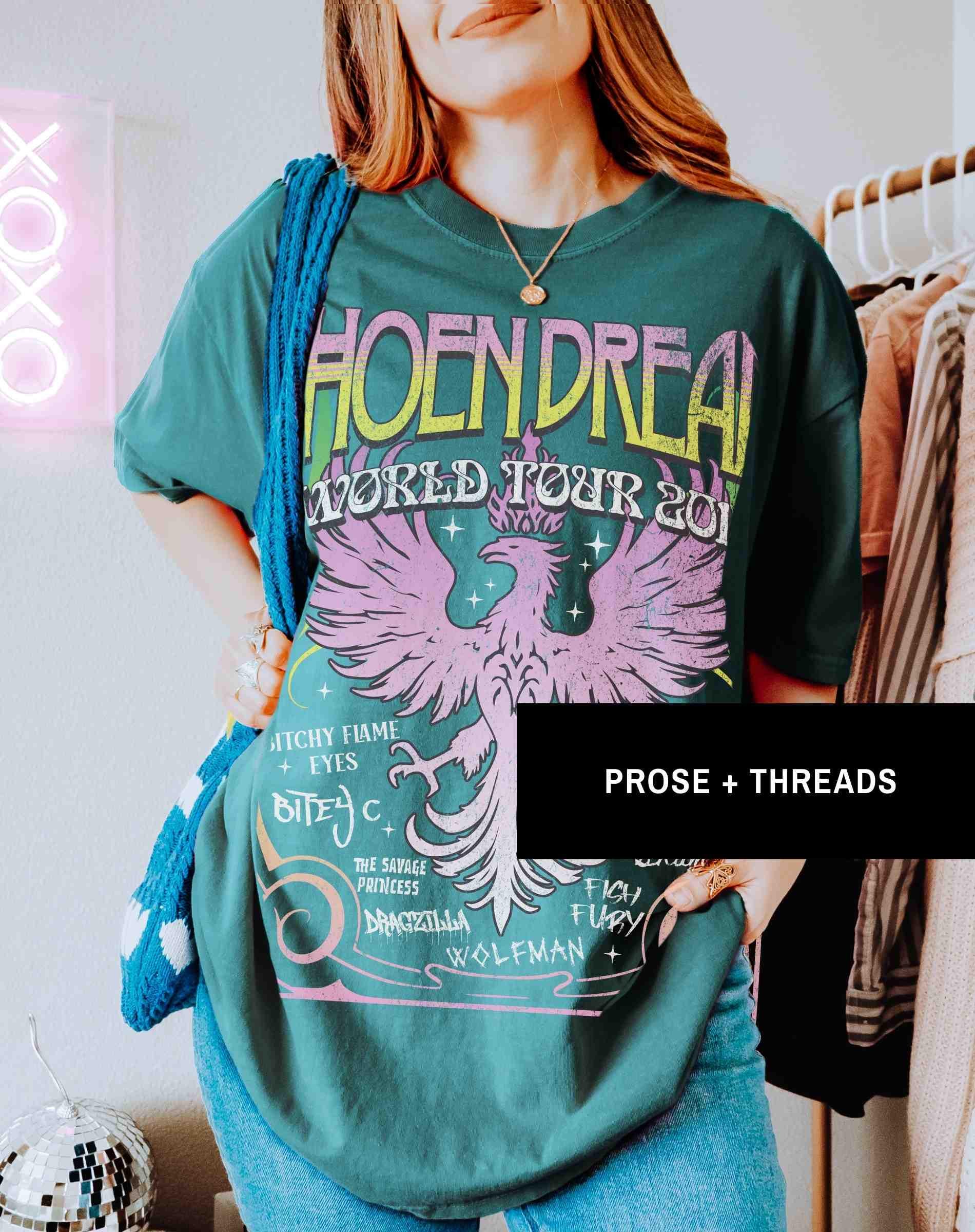 Vintage distressed Zodiac Academy tee inspired by dark romantasy worlds