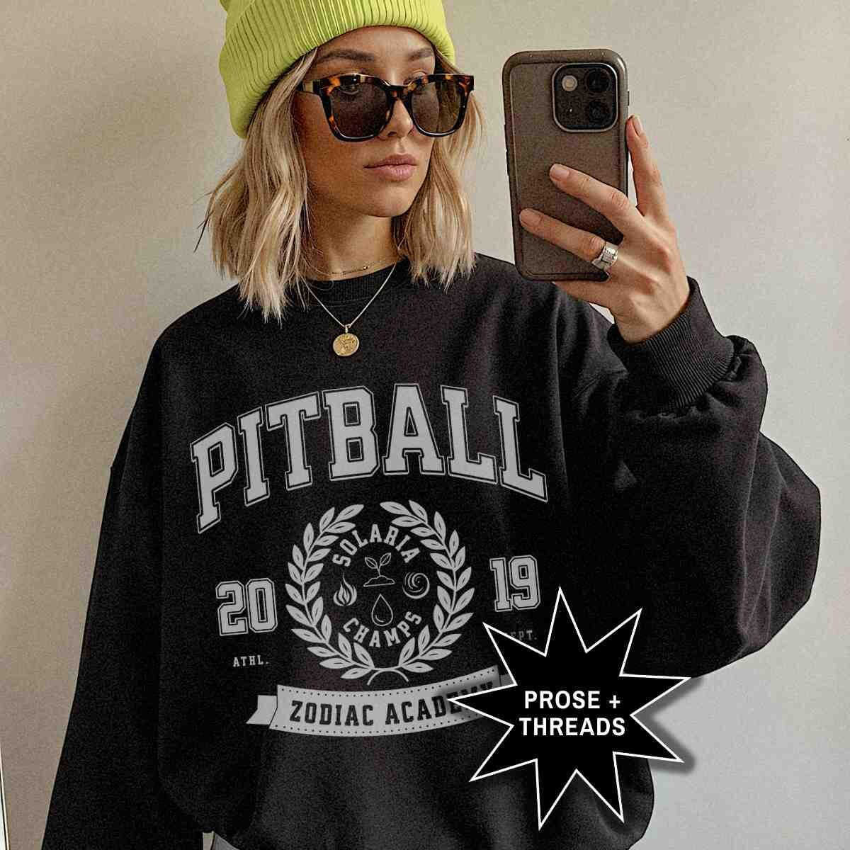Fantasy sports sweatshirt inspired by Zodiac Academy and Pitball