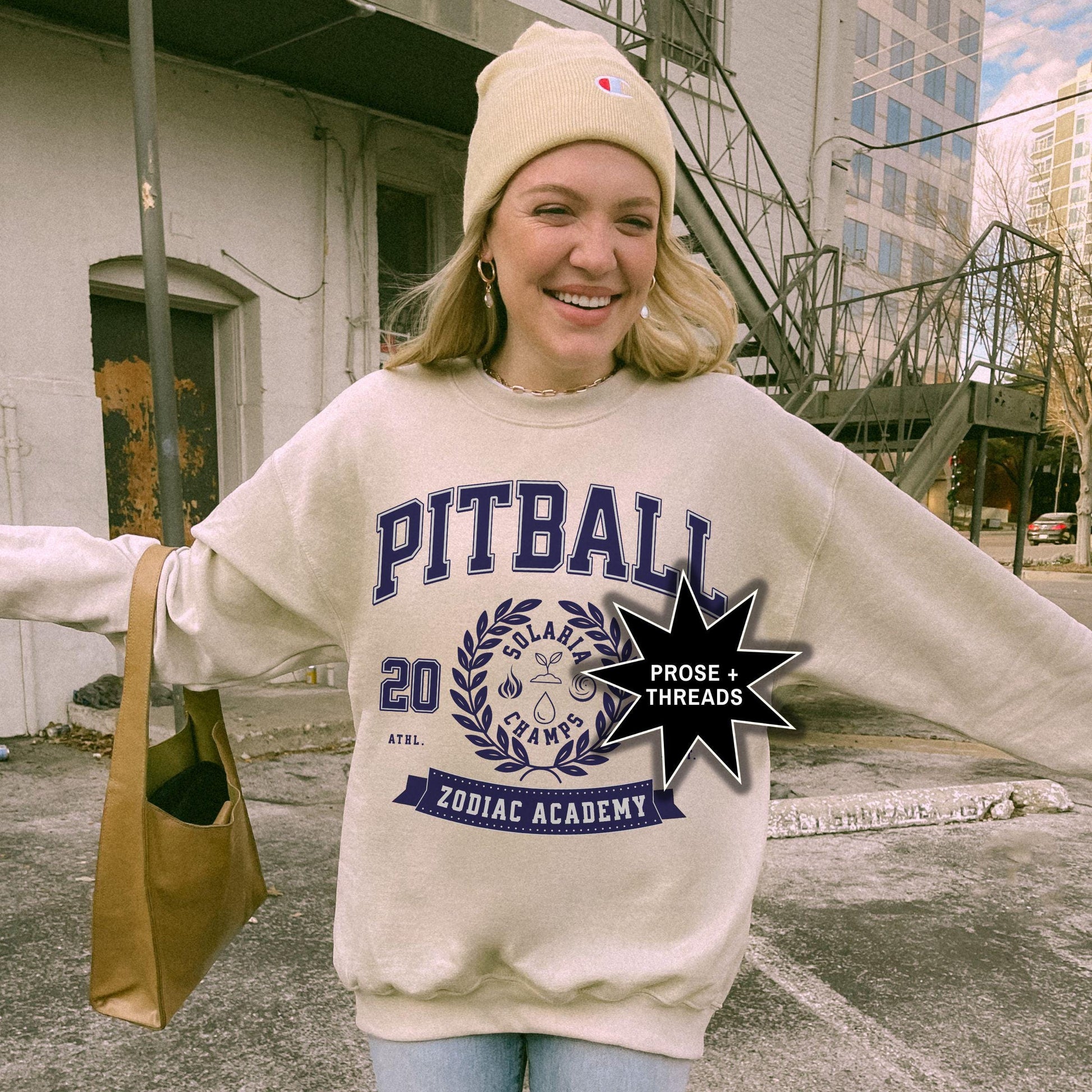 Pitball Zodiac Academy varsity sweatshirt inspired by Solaria