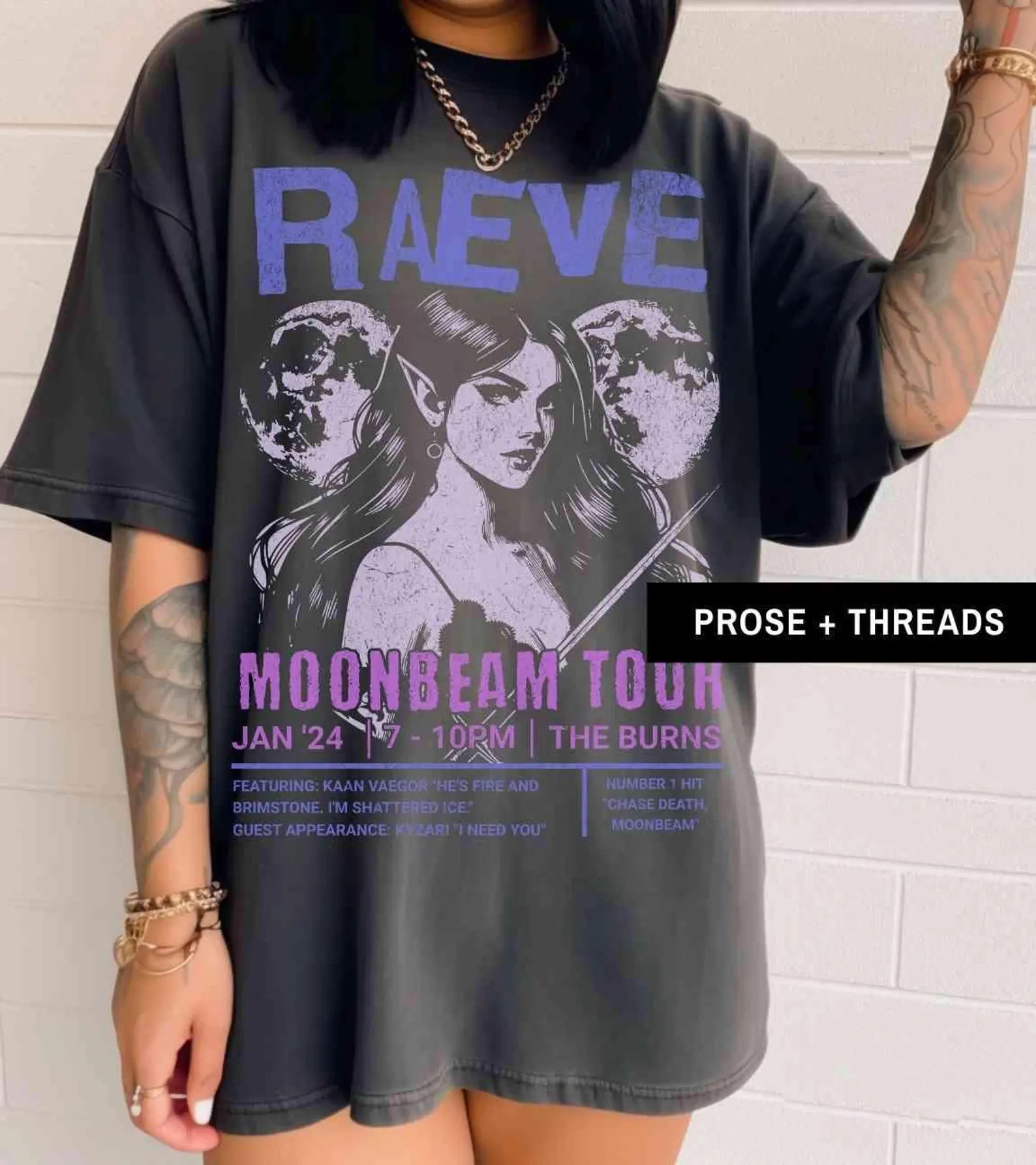 Raeve Shirt Fantasy Romance Reader Graphic Tee