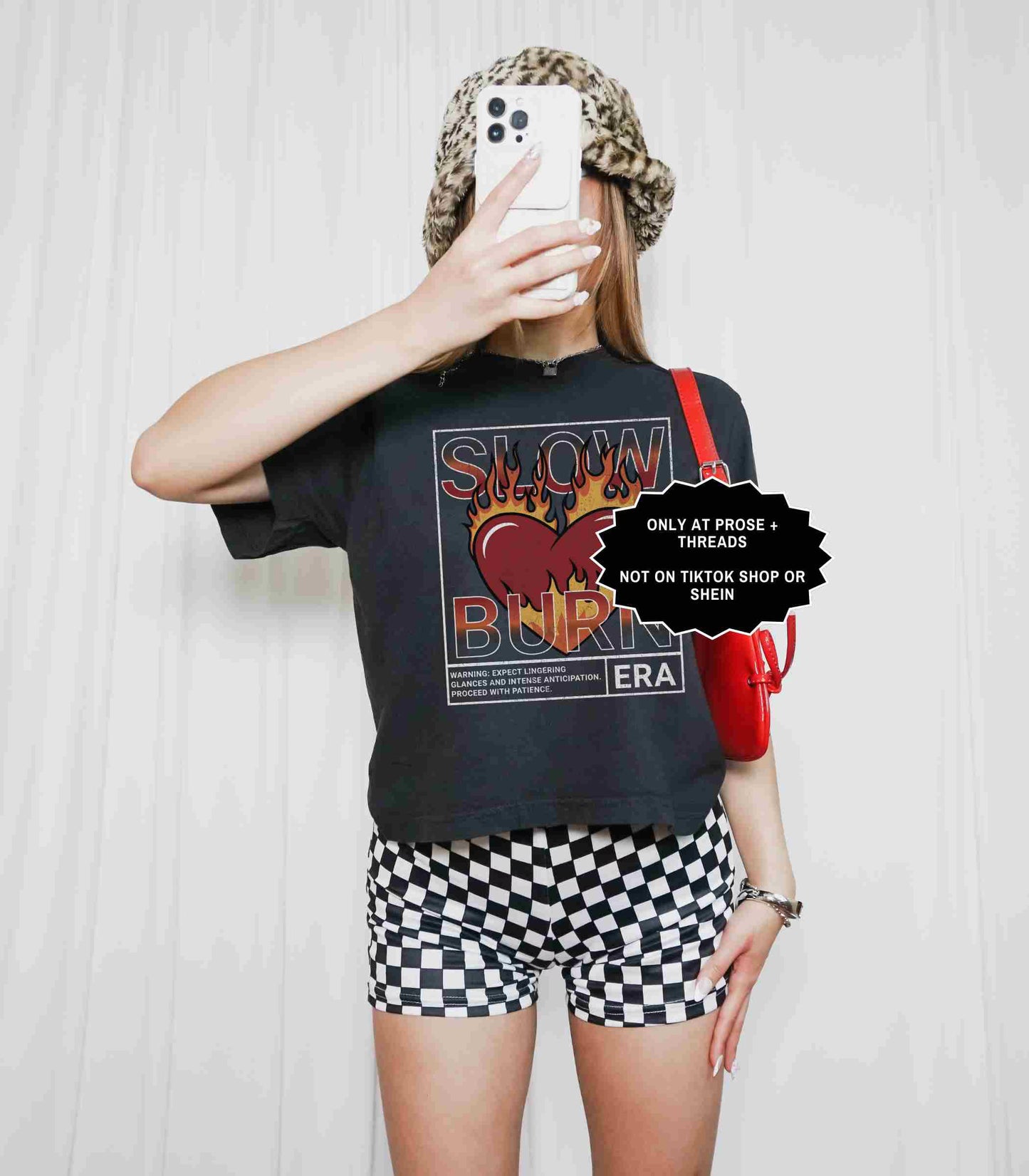 Oversized romance reader tee inspired by BookTok aesthetics