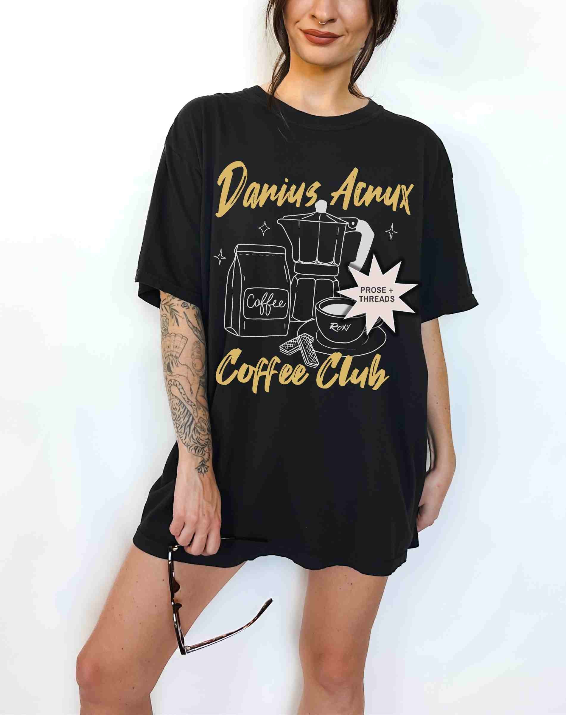 Romantasy reader coffee tee inspired by magical academy worlds