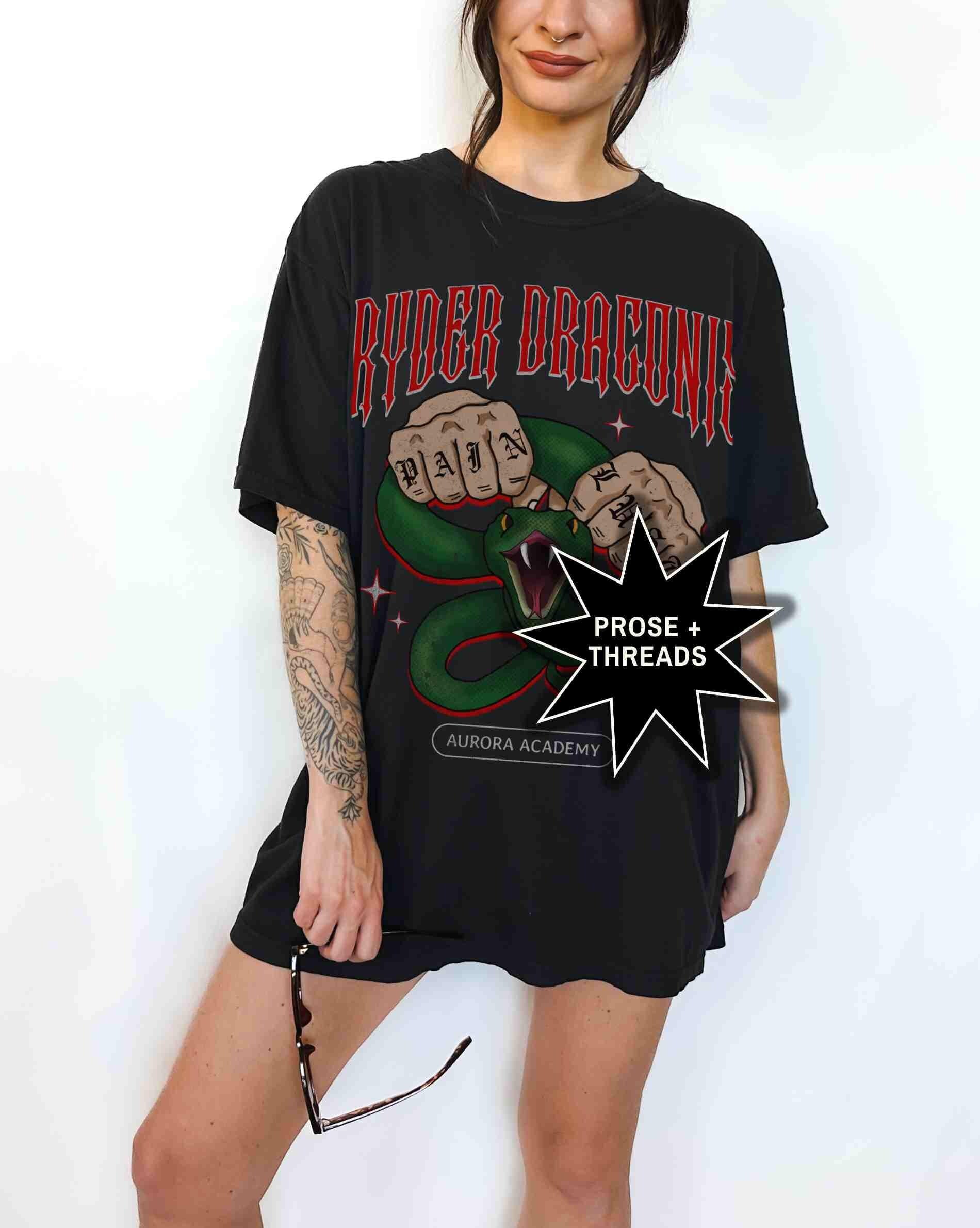 Merch Rhyder Ryder Draconis Shirt | Basilik Fantasy Romance Merch – PROSE + THREADS