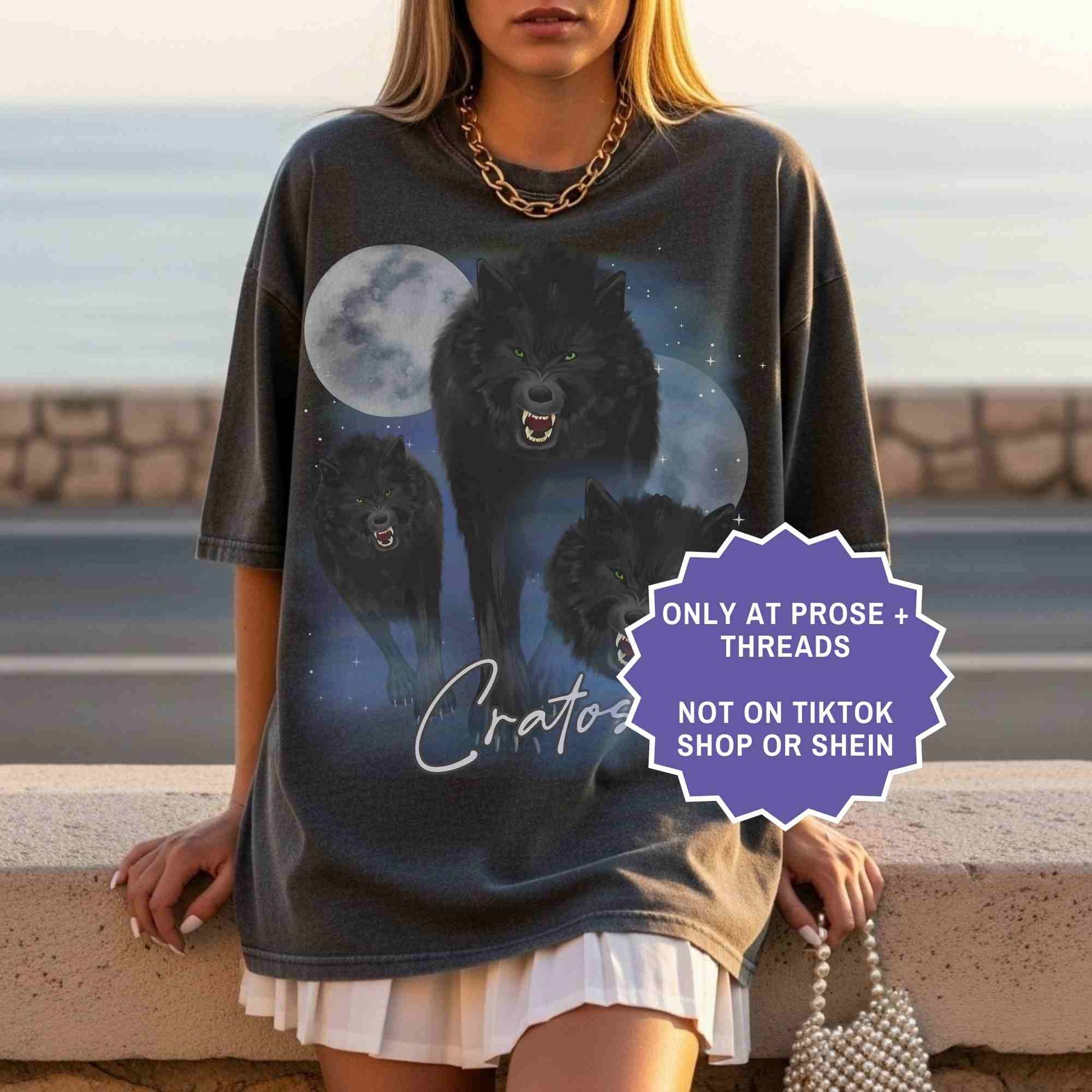 Shop Dire Bound inspired merch with romantasy designs, dire wolves, and quote tees. Aesthetic clothing for book lovers and fantasy readers.