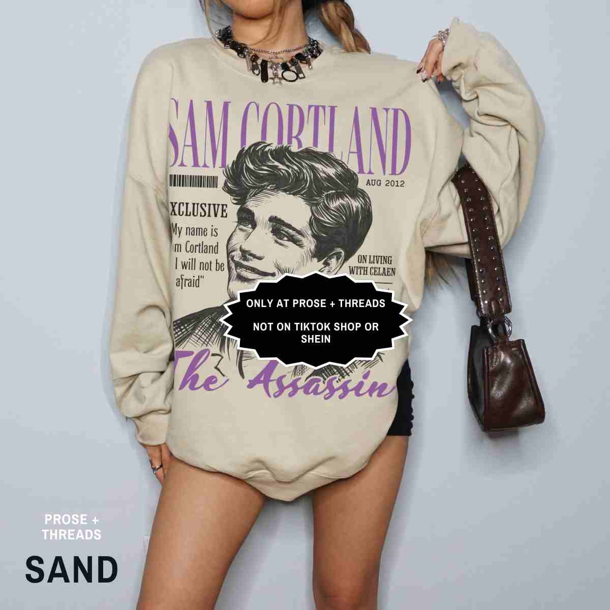 Sam Cortland Sweatshirt Throne of Glass Reader Sweatshirt
