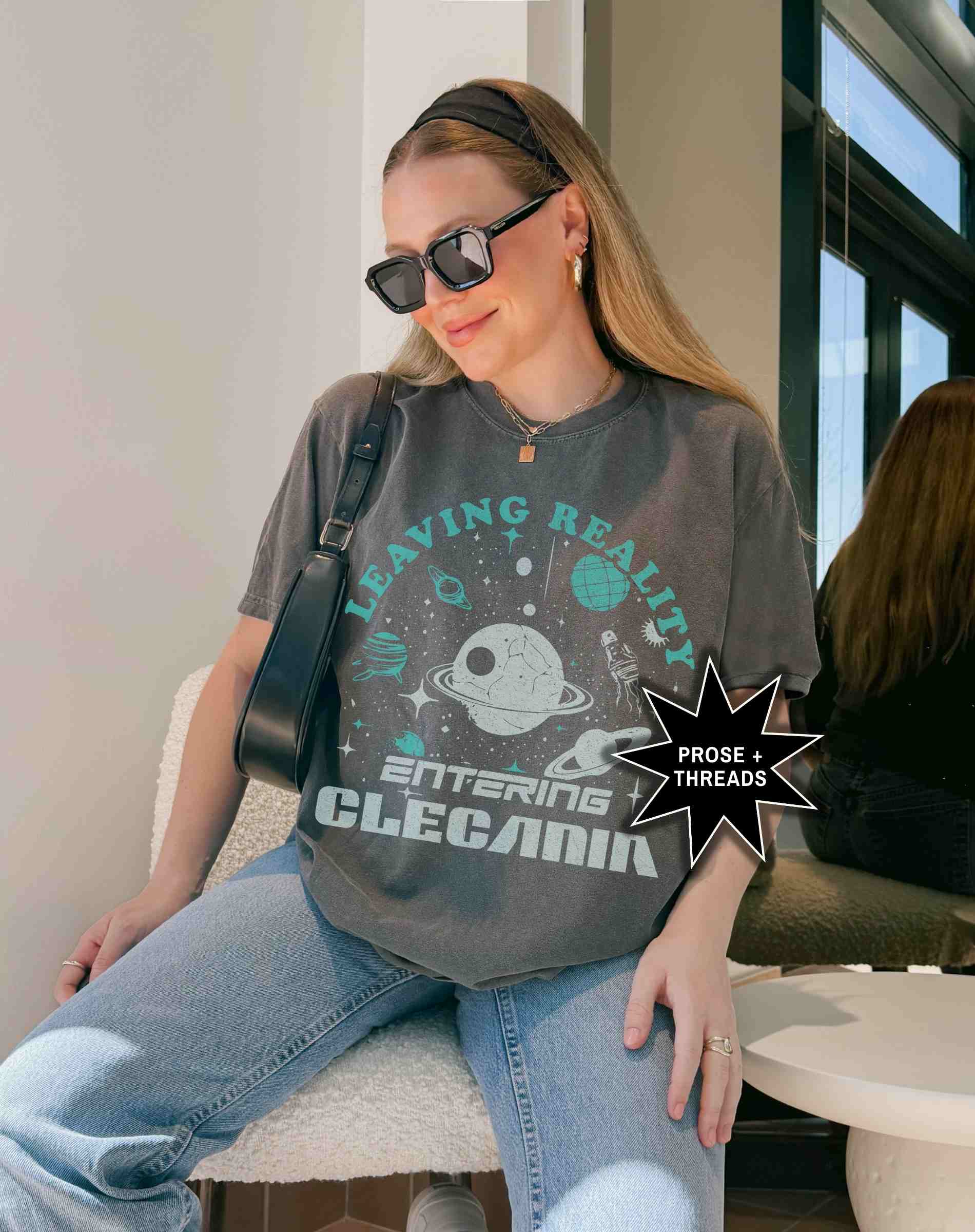 Sci-fi romance reader tee inspired by the Clecanian Series